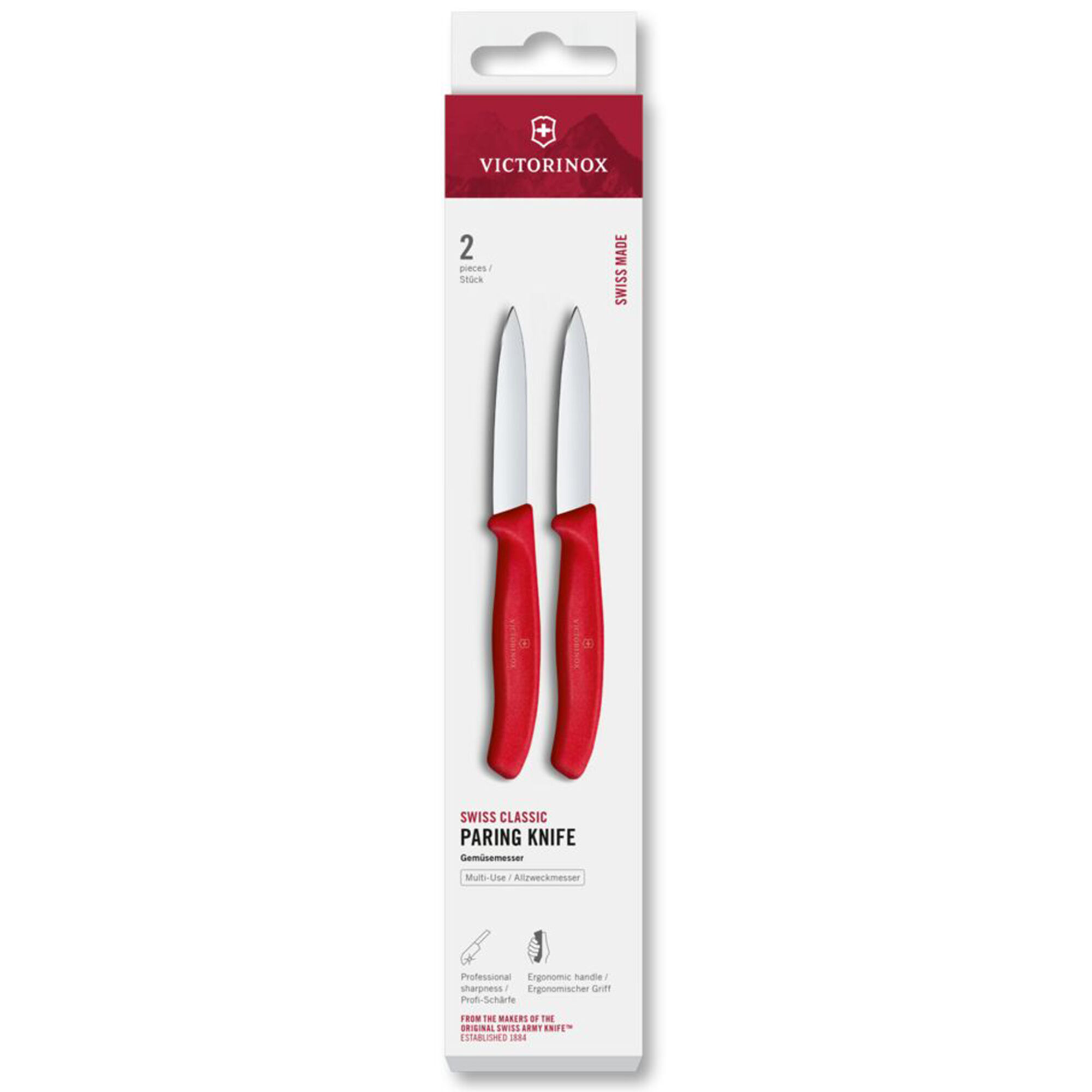 Victorinox Swiss Classic urtekniv 2 stk, rød