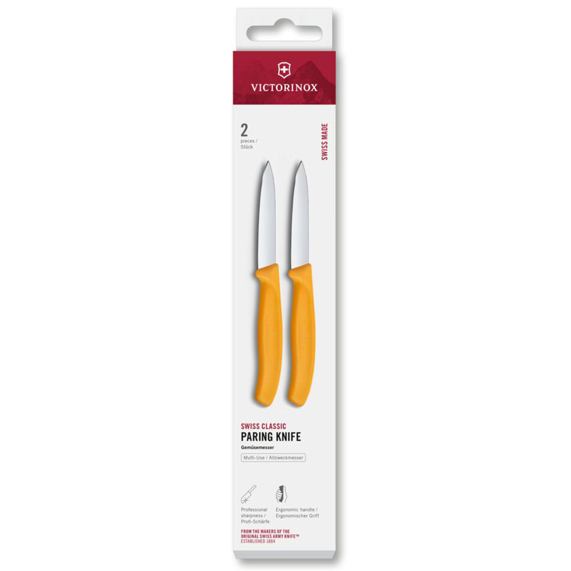 Victorinox Swiss Classic urtekniv 2 stk, gul