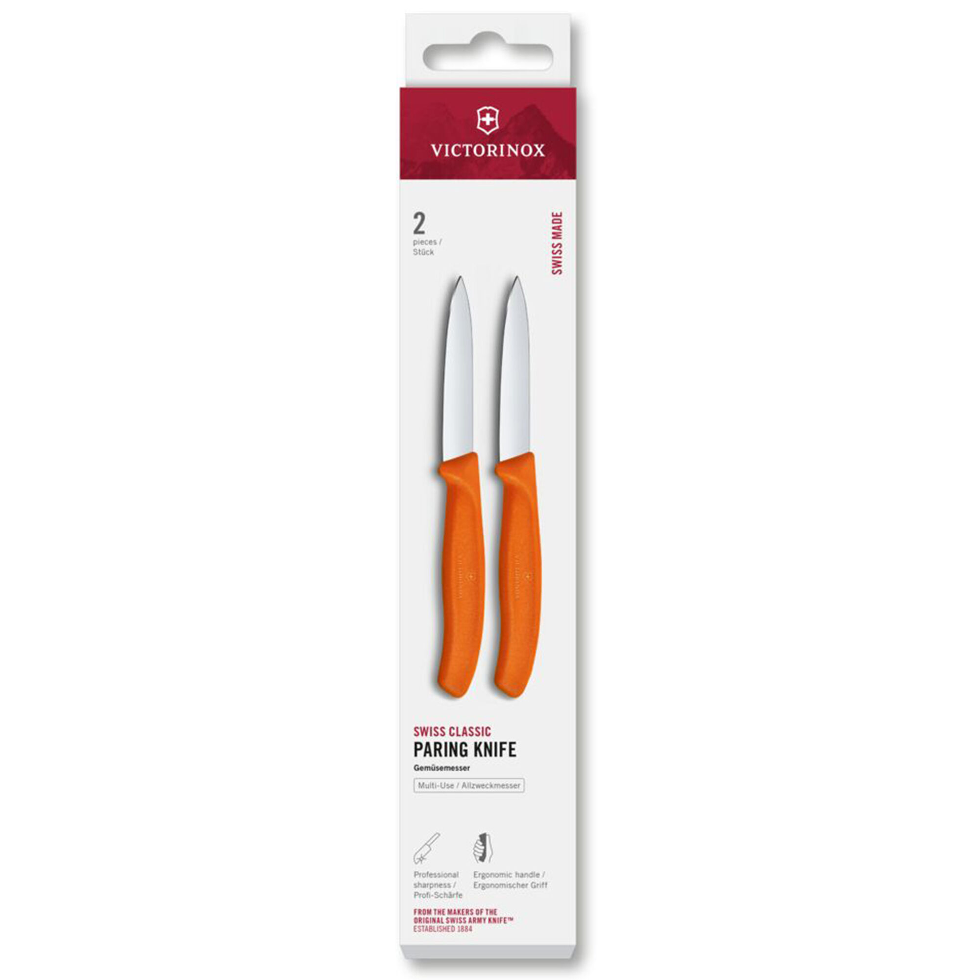 Victorinox Swiss Classic urtekniv 2 stk, orange