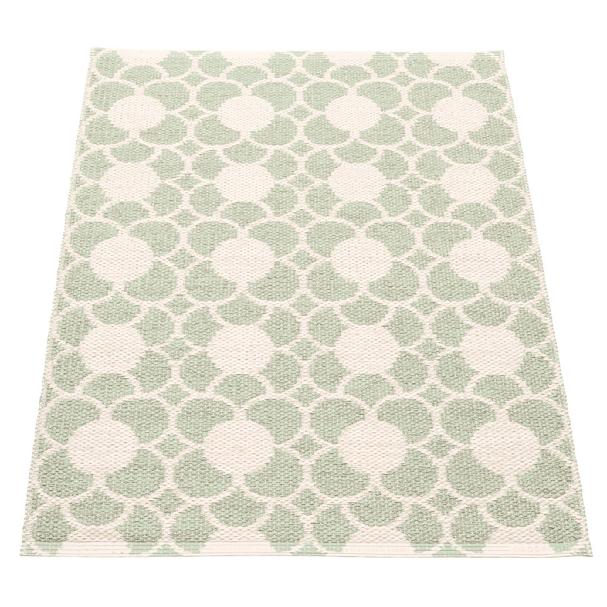 Pappelina Anya gulvtæppe 100 Ã 70 cm, misty mint/vanilla