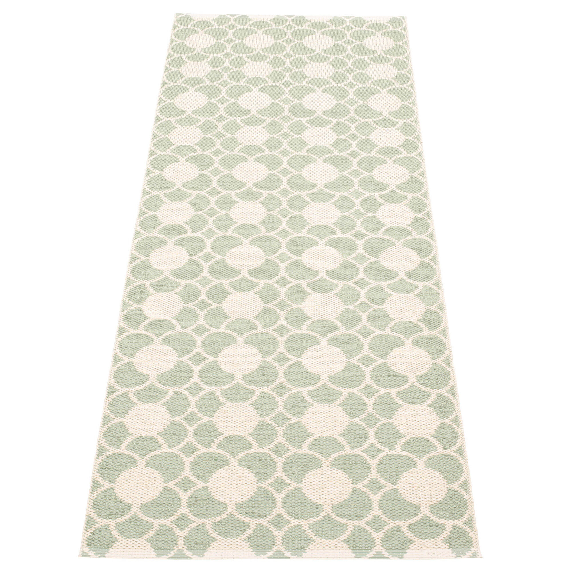 Pappelina Anya gulvtæppe 200 Ã 70 cm, misty mint/vanilla