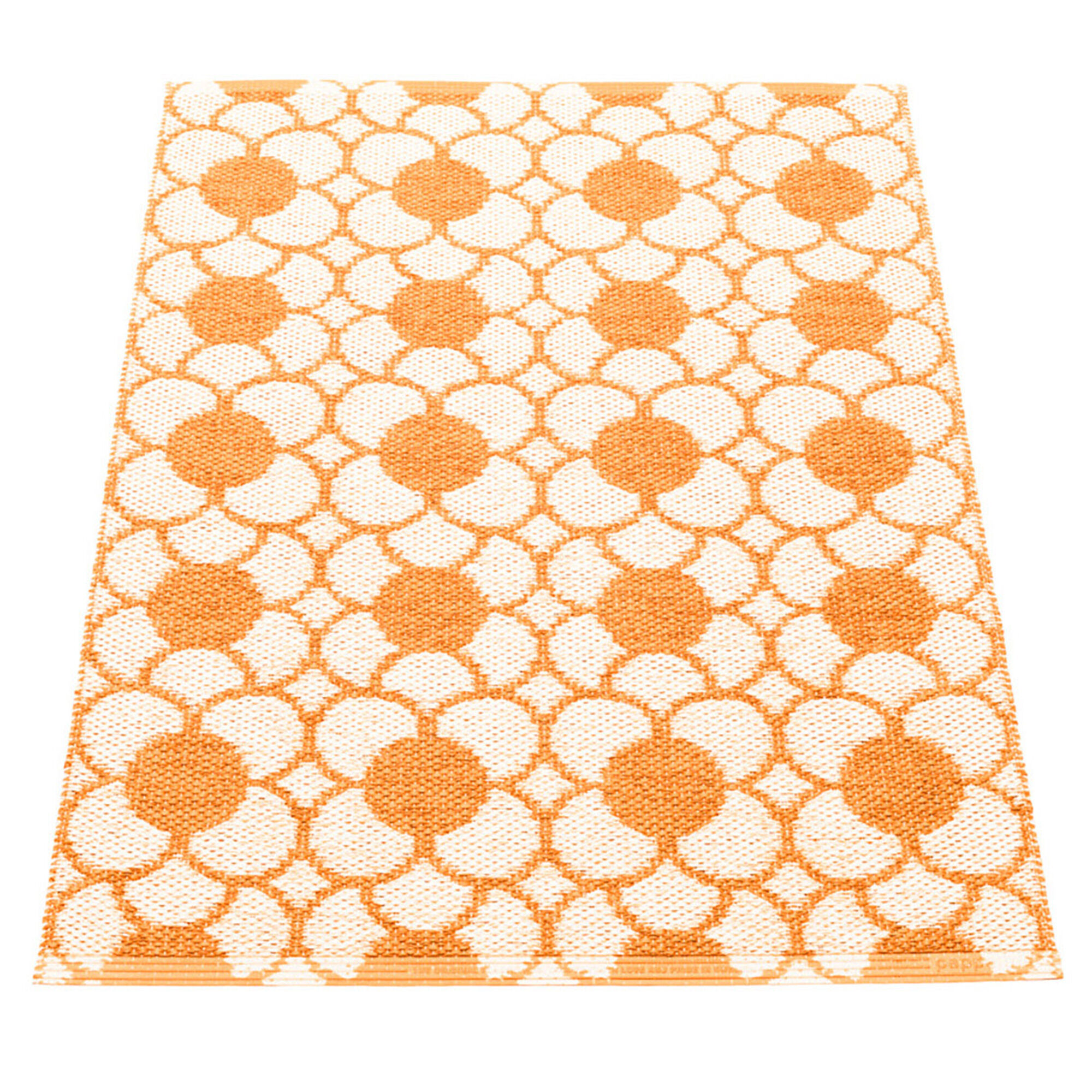 Pappelina Anya gulvtæppe 100 Ã 70 cm, pale orange/vanilla