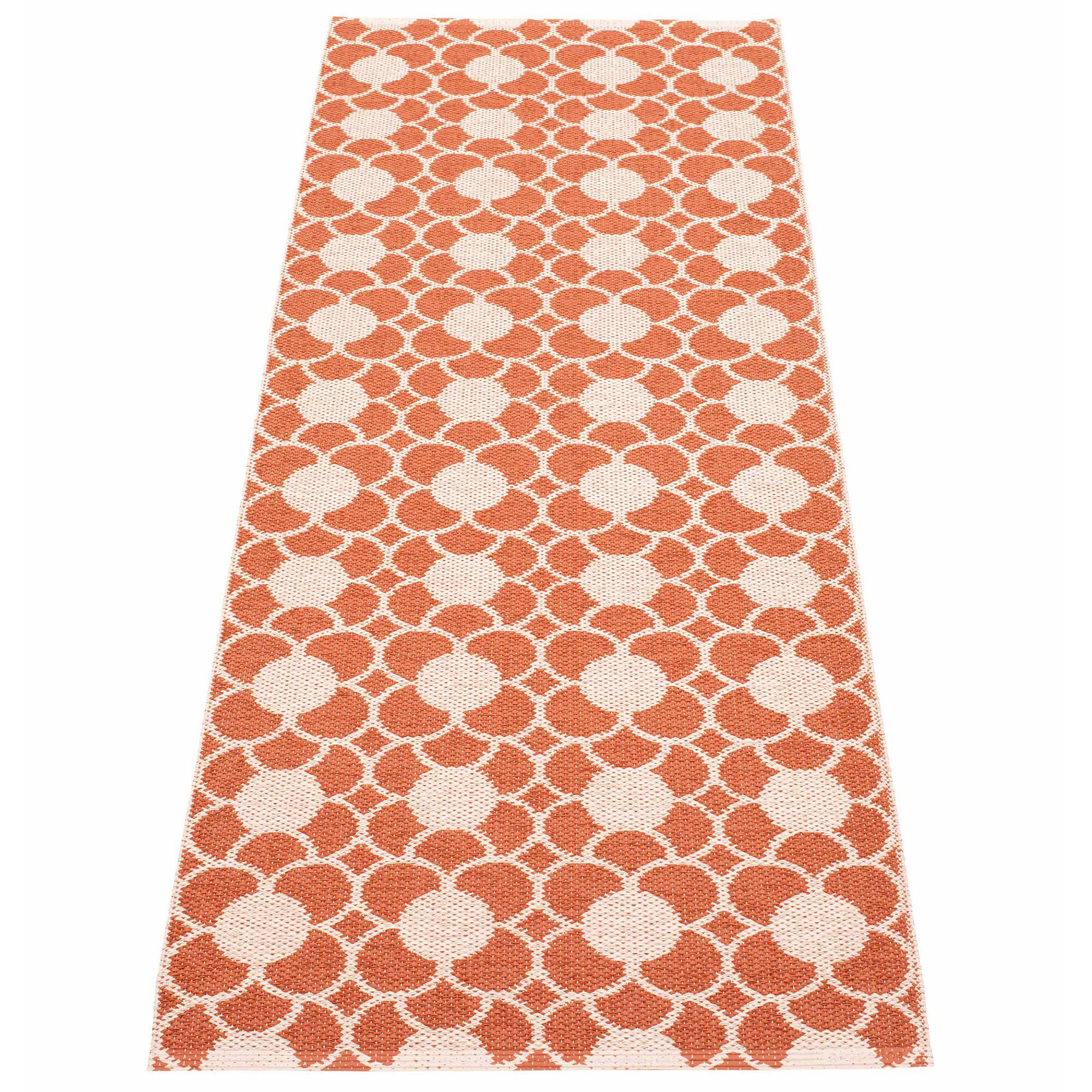 Pappelina Anya gulvtæppe 200 Ã 70 cm, brick/pearl pink