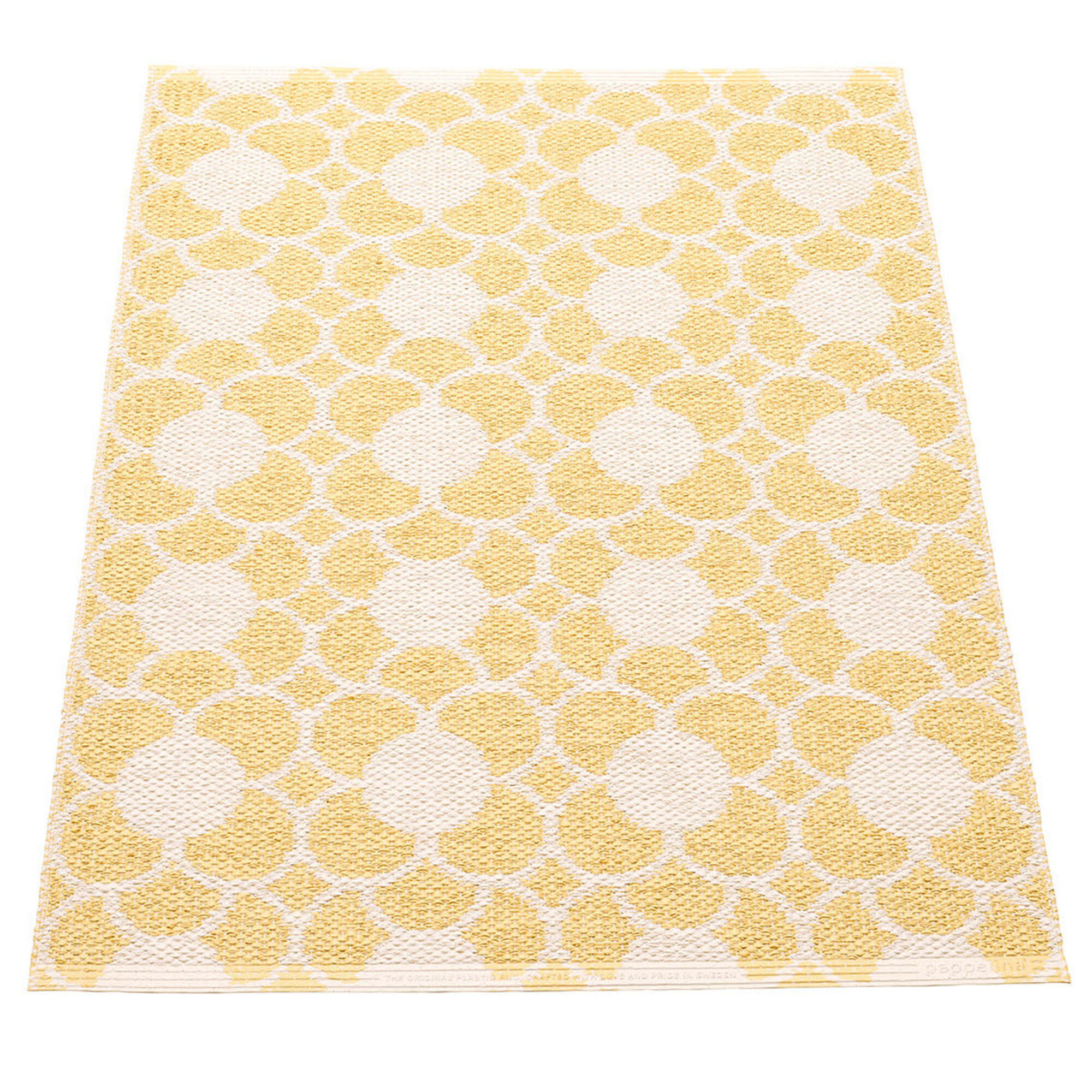 Pappelina Anya gulvtæppe 100 Ã 70 cm, pale yellow/vanilla