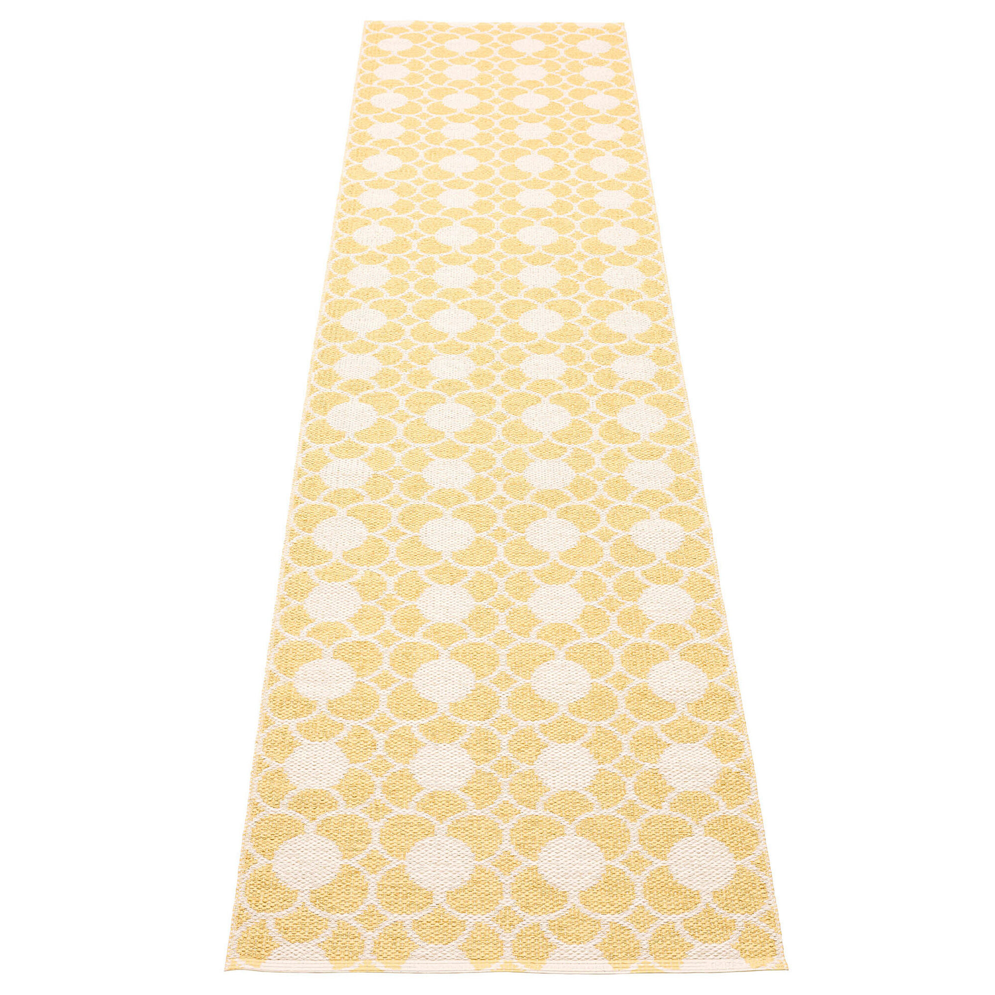 Pappelina Anya gulvtæppe 300 Ã 70 cm, pale yellow/vanilla