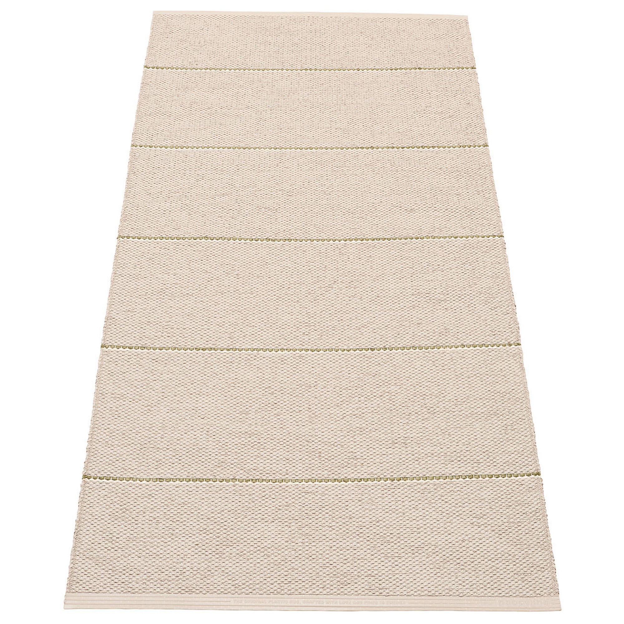 Pappelina Lea gulvtæppe 150 Ã 70 cm, linen/pine/vanilla