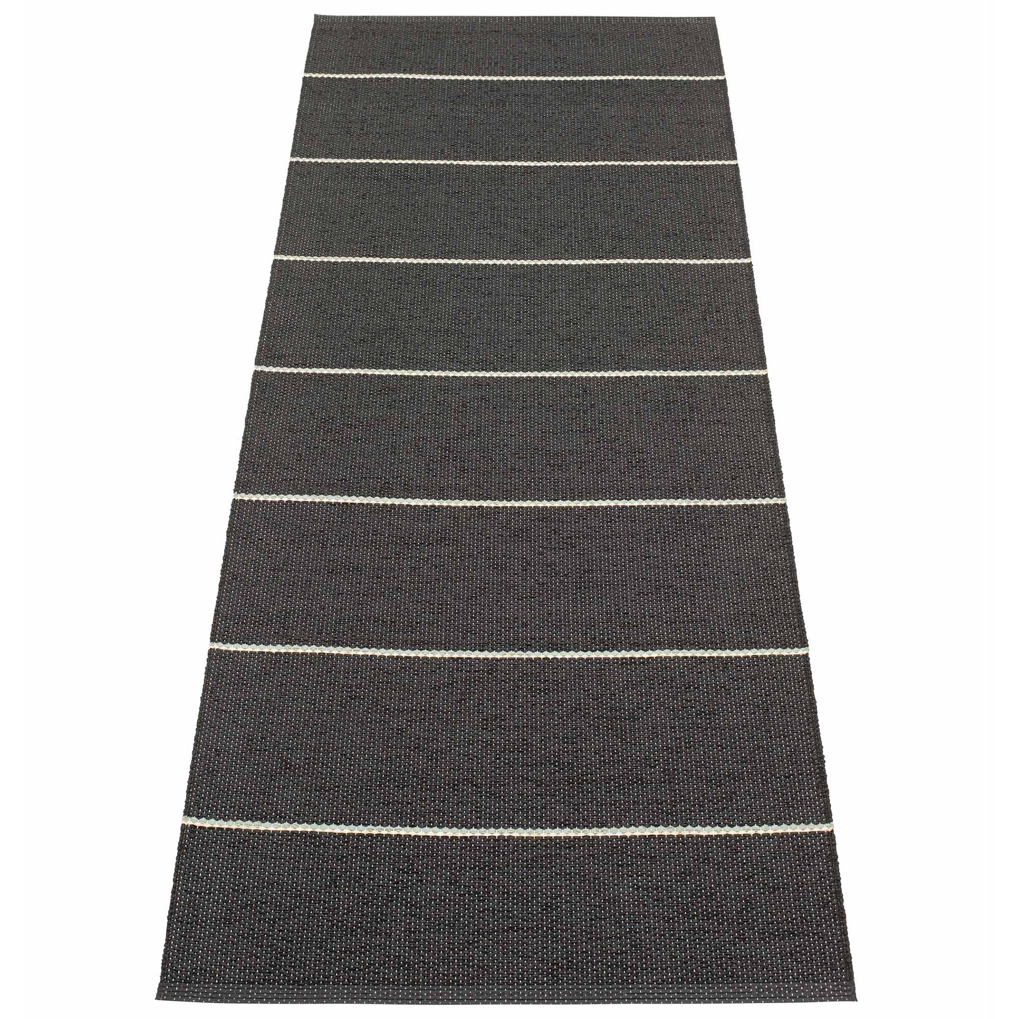 Pappelina Lea gulvtæppe 225 Ã 70 cm, black/mint/vanilla