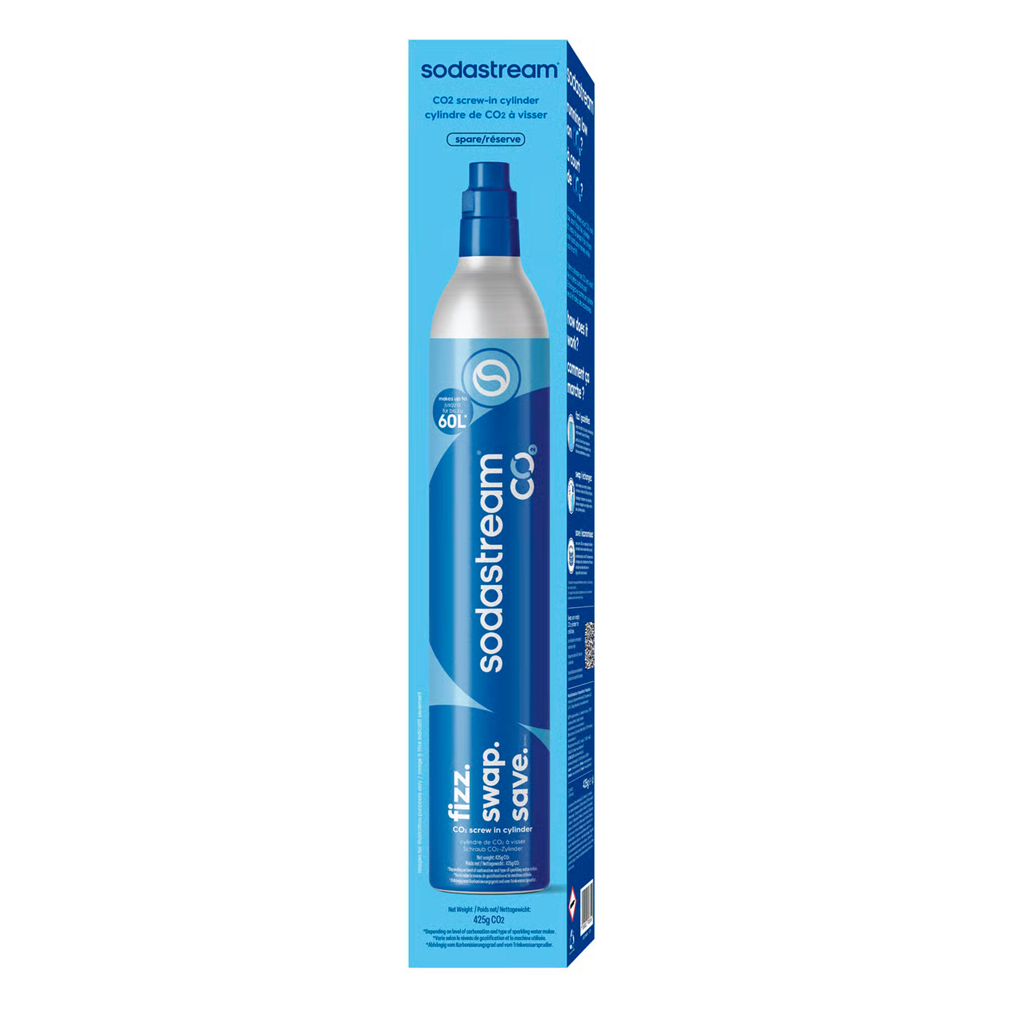 Sodastream Kulsyreflaske 425 g/60 l
