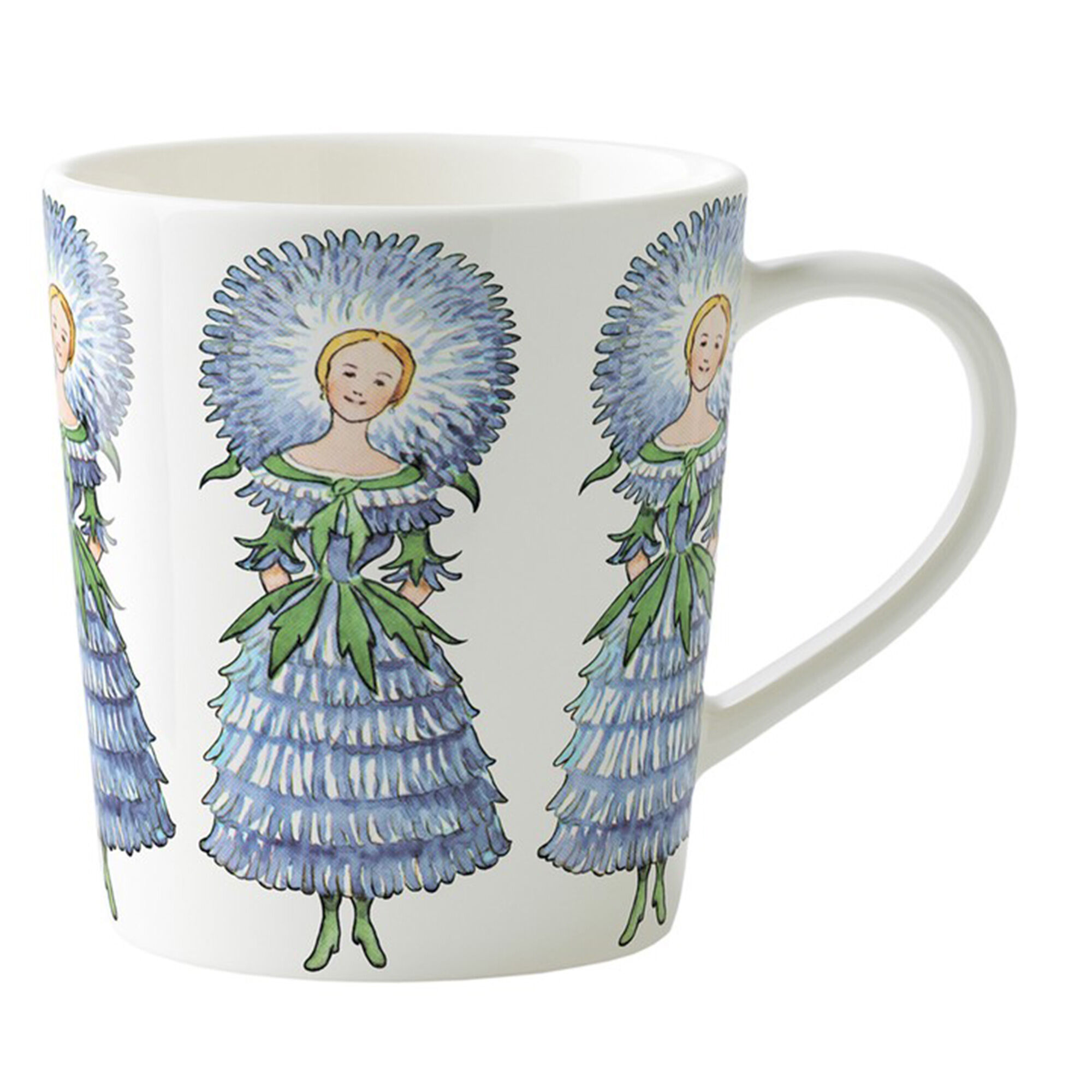 Design house stockholm Elsa Beskow krus med hank 40 cl, mrs. aster