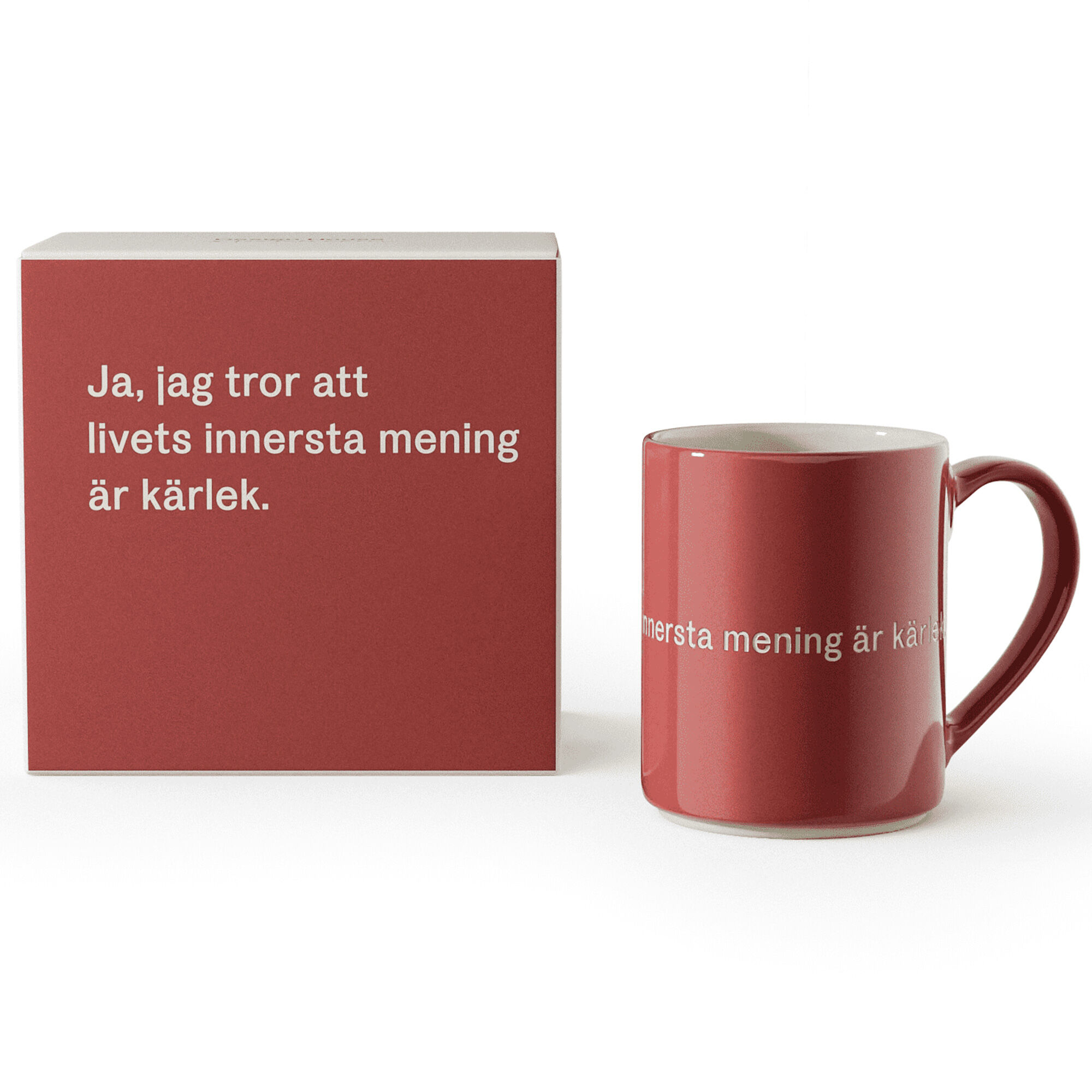Design house stockholm Astrid Lindgren krus 35 cl, ja, jag tror att livets innersta