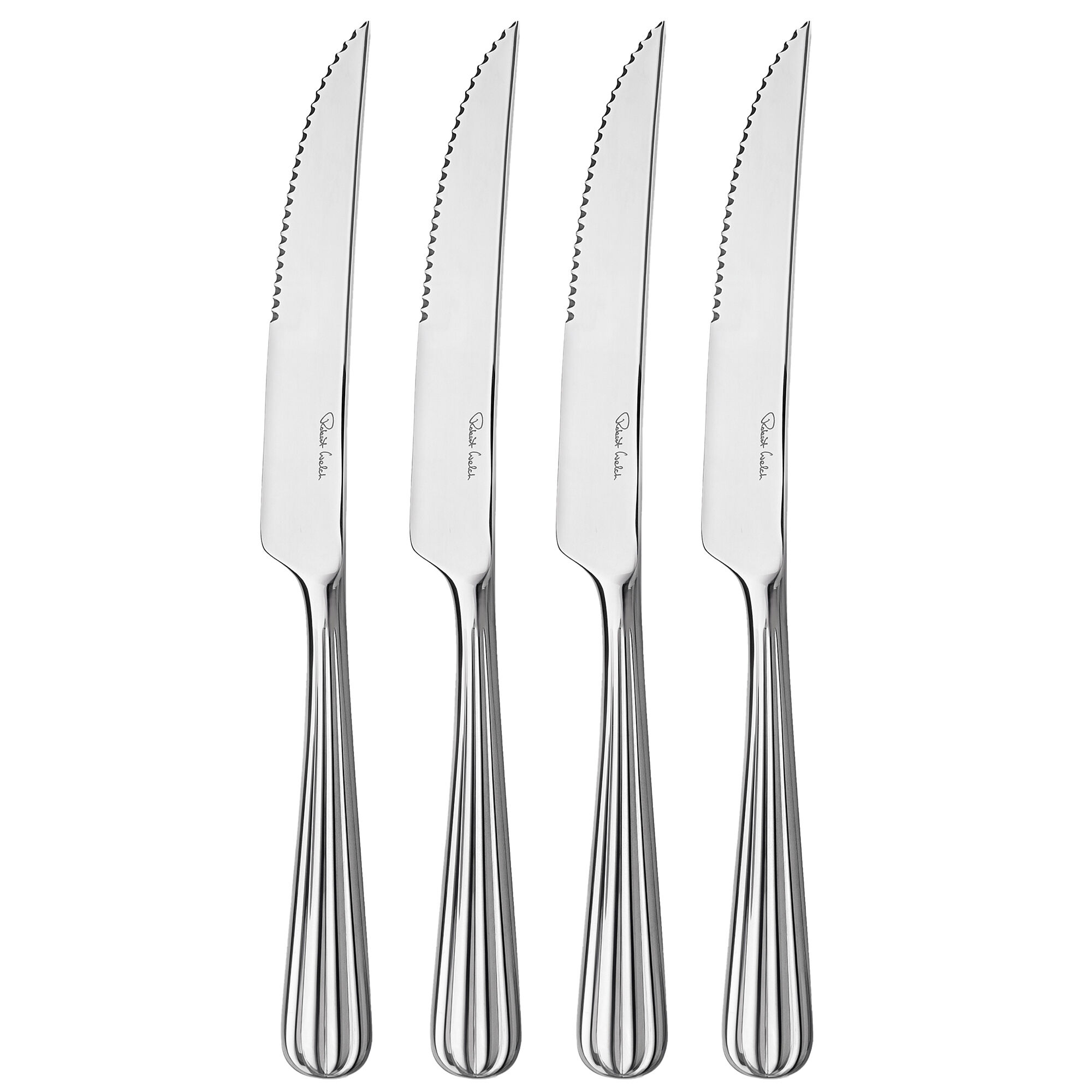 Robert welch Palm Bright V steakkniv, 4 stk.