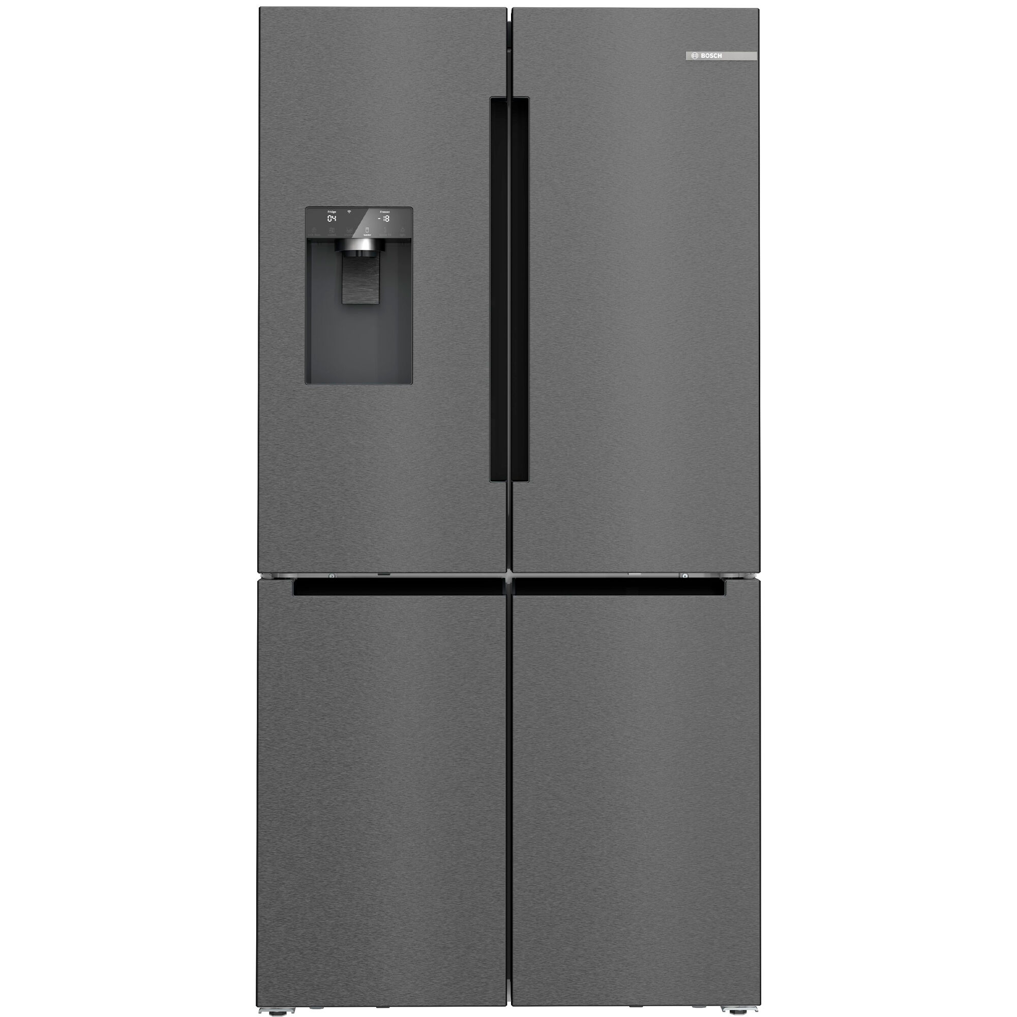 Bosch KFI96AXEA Serie 6 fritstående kombiskab 183 Ã 90,5 cm, antracit