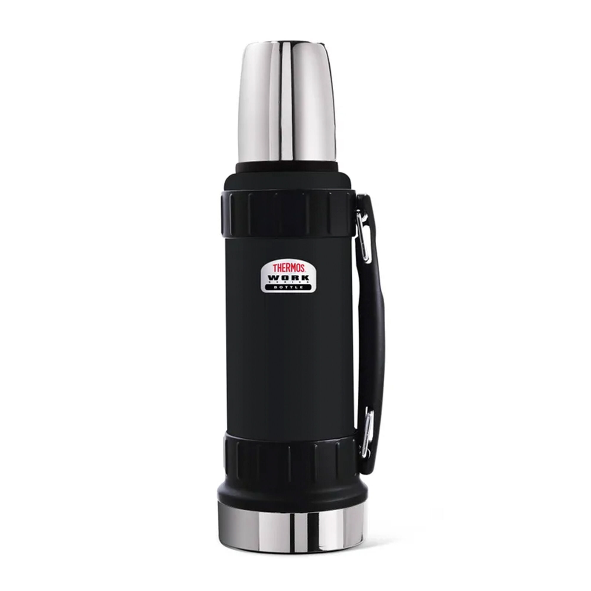 Thermos Work termoflaske 1,2 liter, mat sort