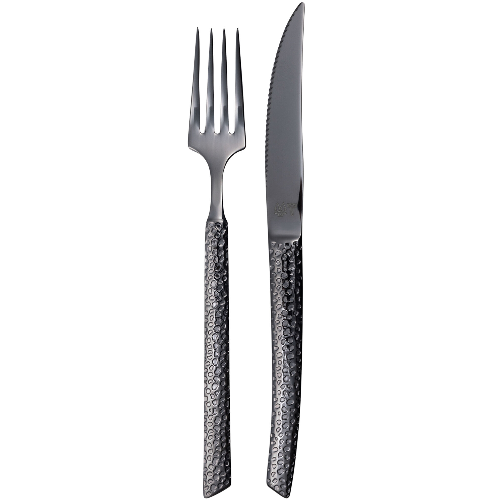 Vargen & Thor LAVA Steakset 8 dele, antracit