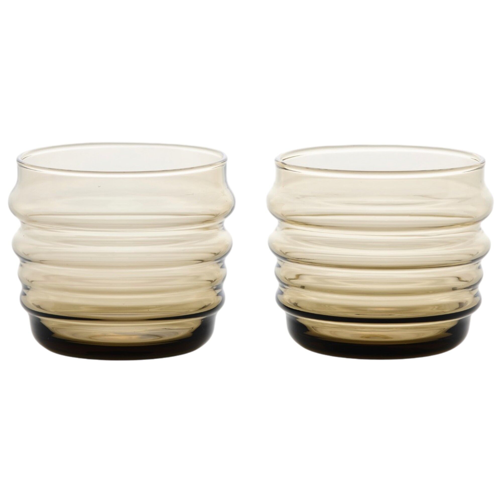Marimekko Sukat Makkaralla tumblerglas 2-pak, 2 dl, brun