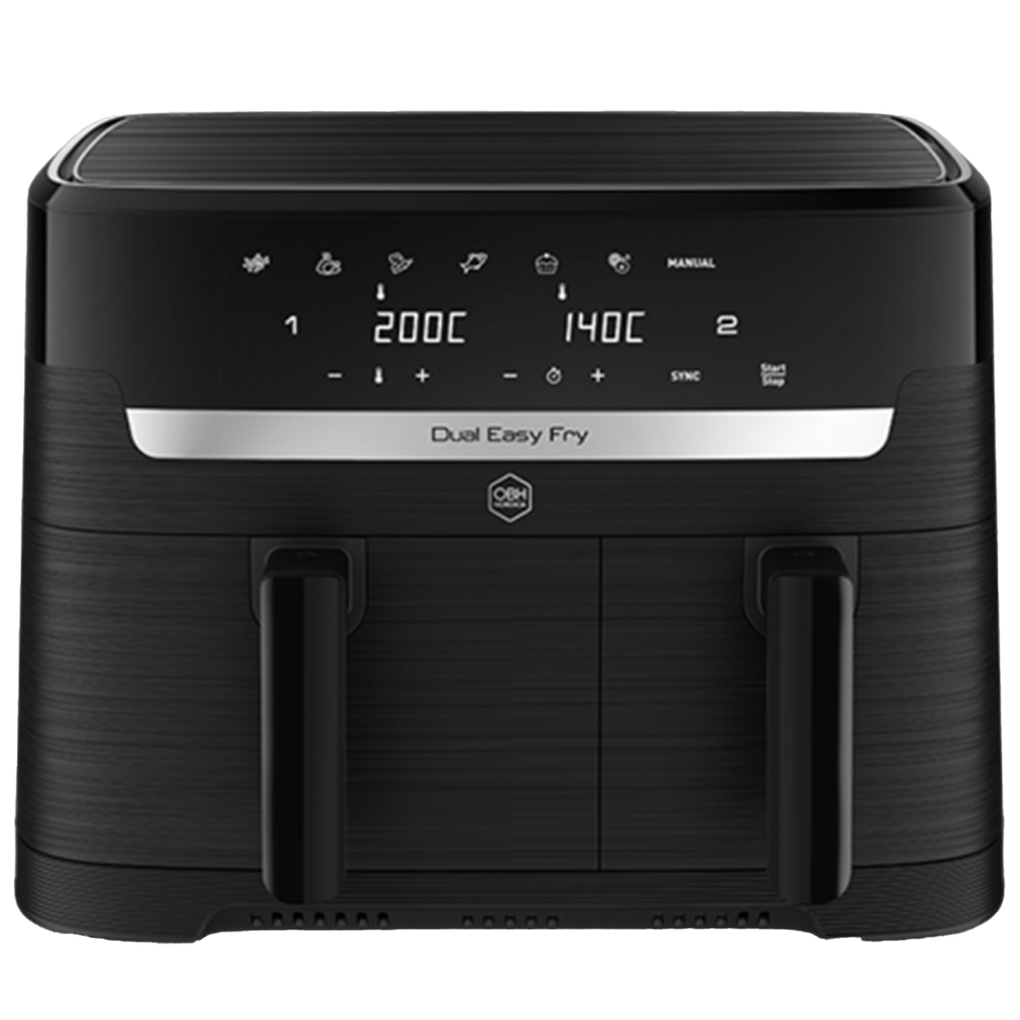 Obh nordica Easy Fry Dual airfryer 8,3 l, sort