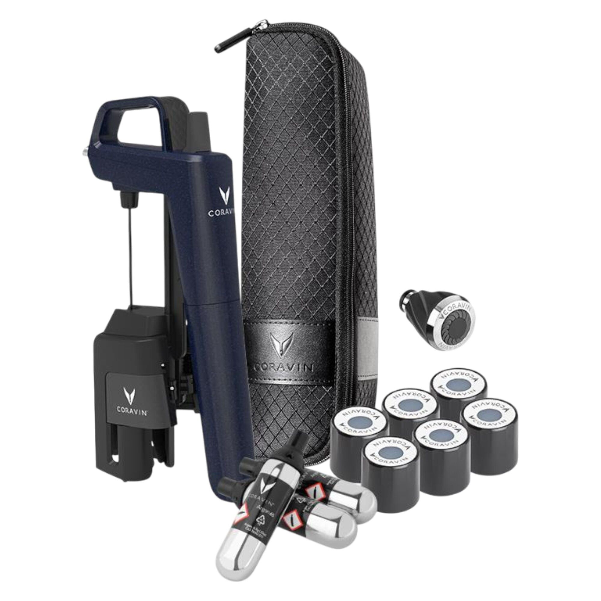 Coravin Timeless Six+ vinbevaringssystem, blå