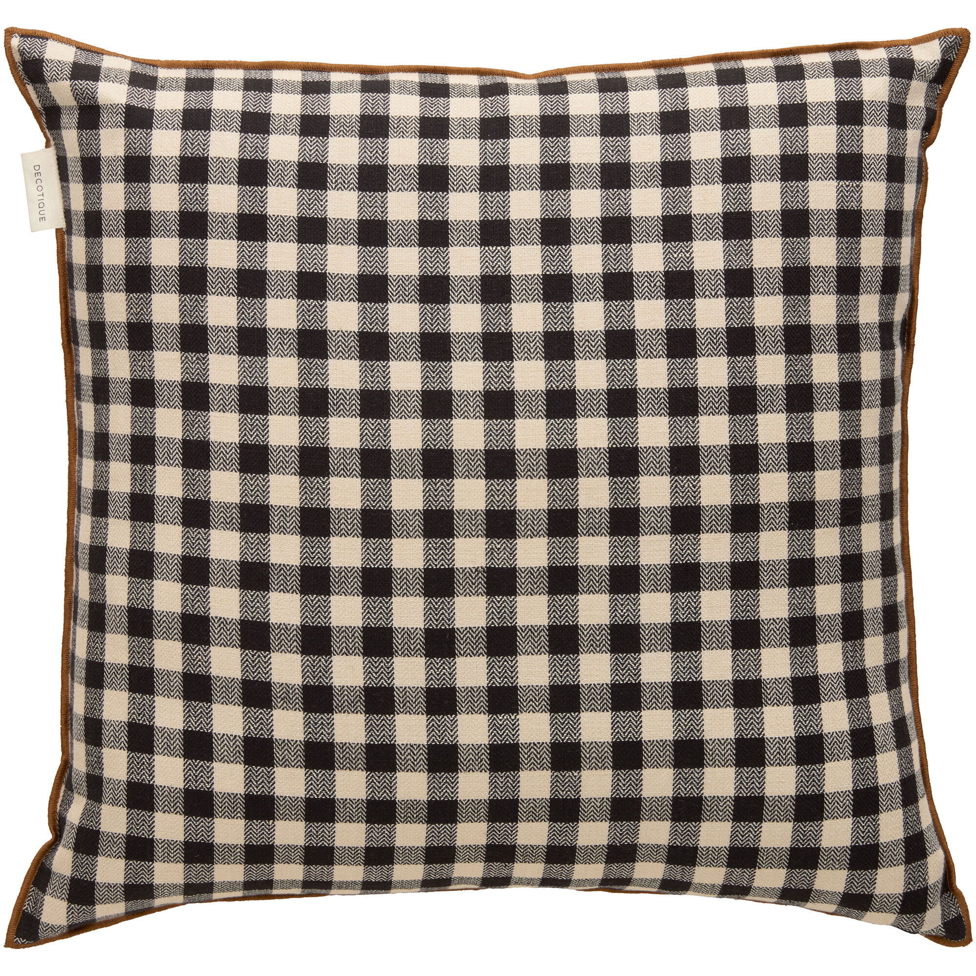 Decotique Outline Check pude 50 x 50 cm, sort