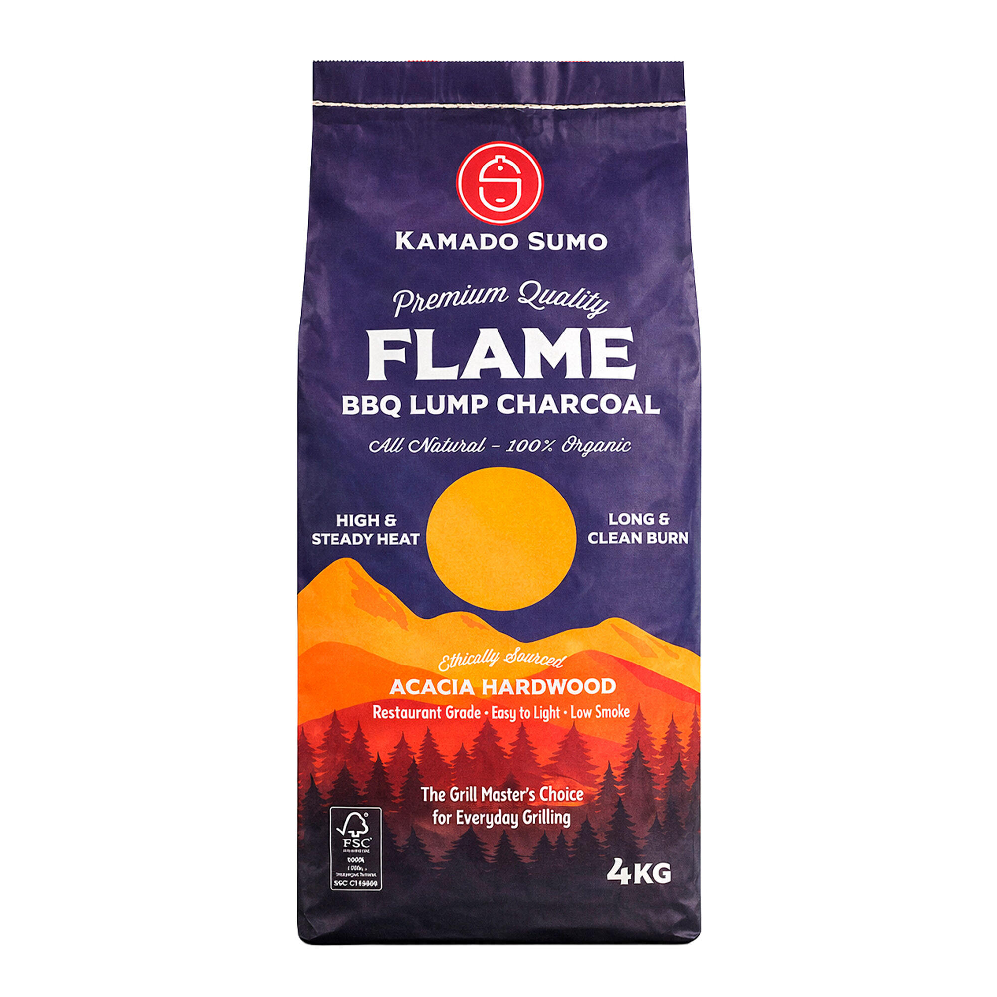 Kamado sumo Flame grillkul 4 kg