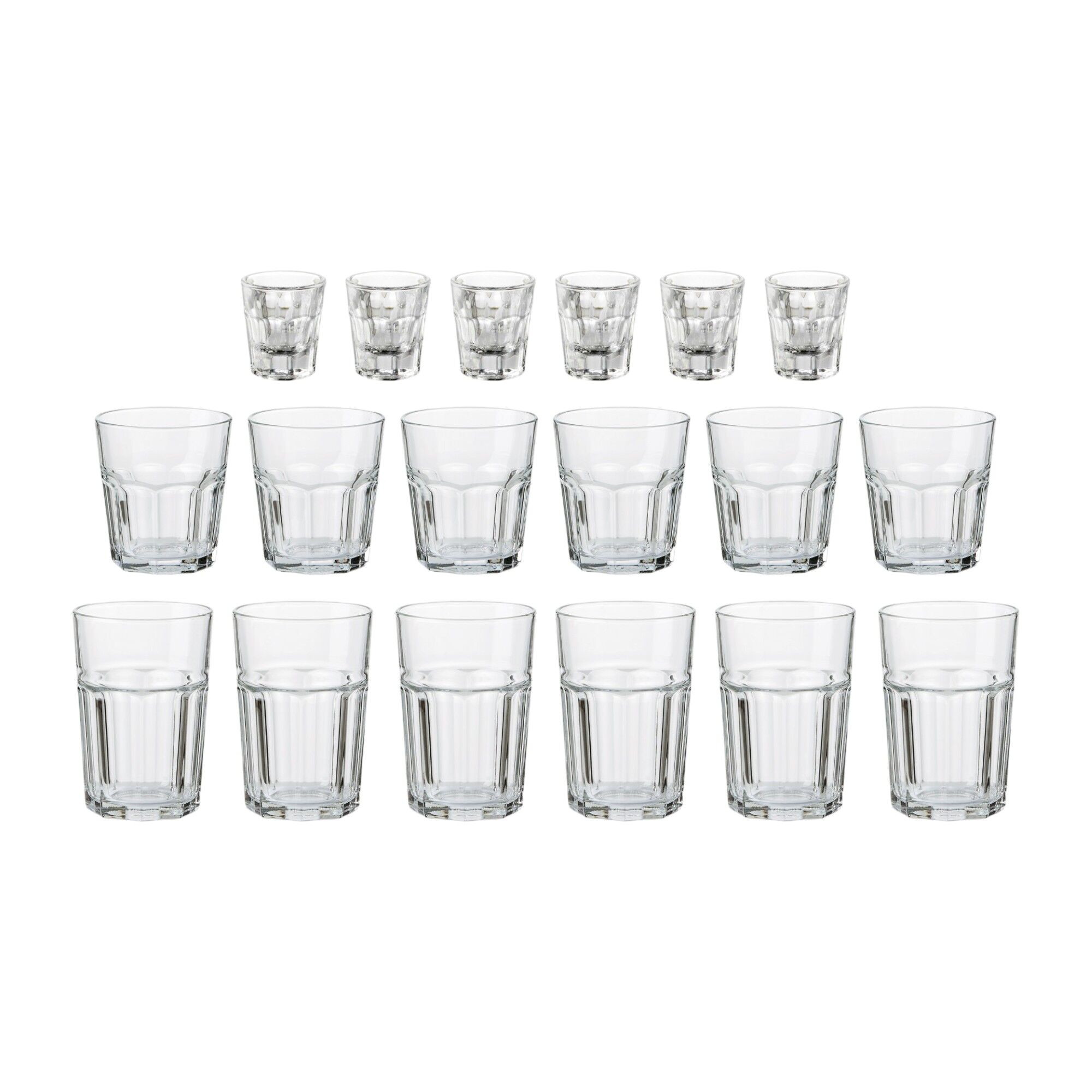 Aida Atelier Granit glas, 18 dele