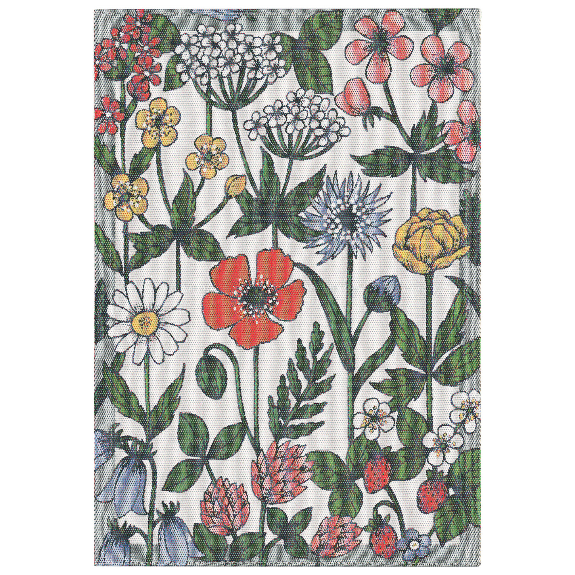 Ekelund Vildblomster håndklæde 35 Ã 50 cm