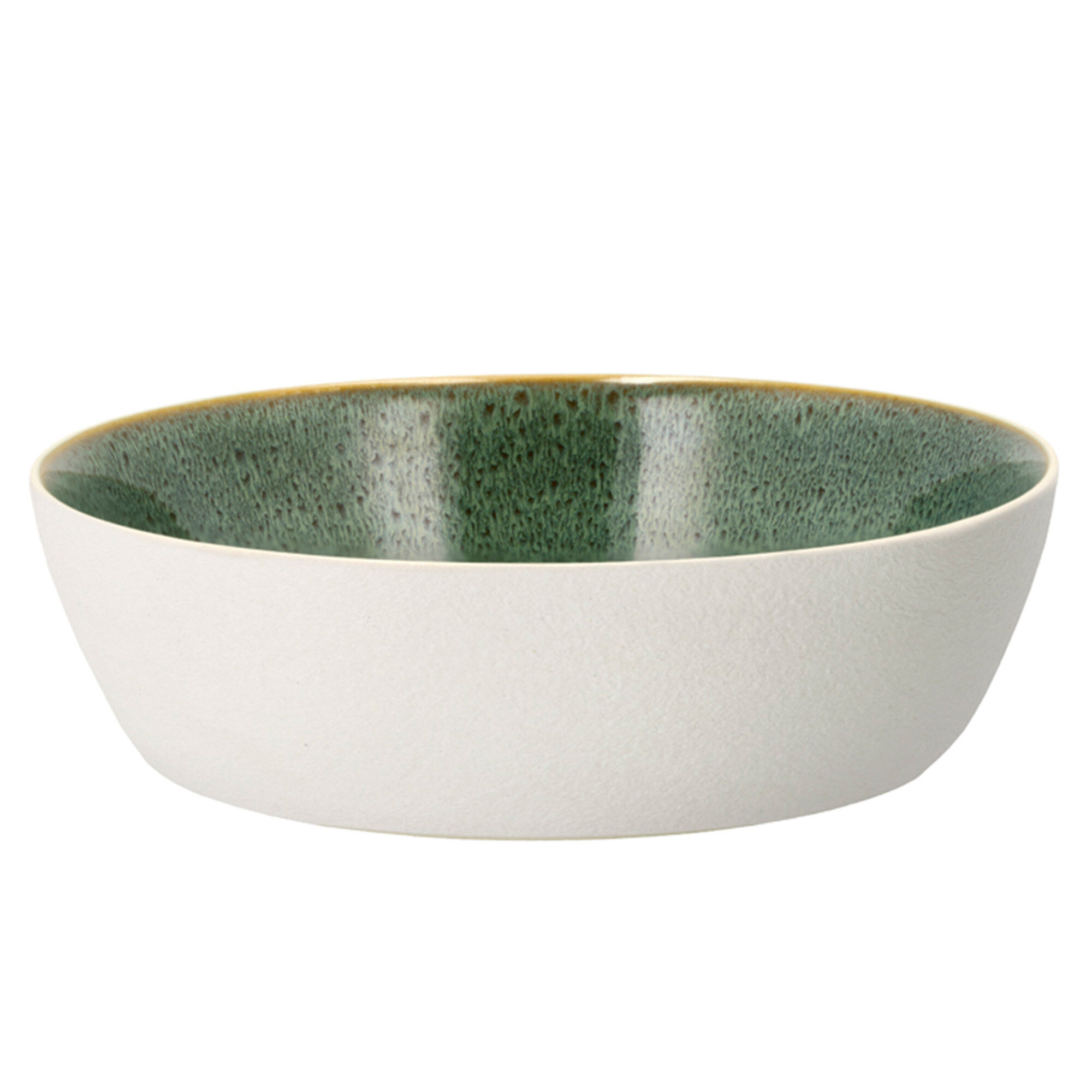 Bitz Gastro-suppeskål 18 cm, hvid/grøn