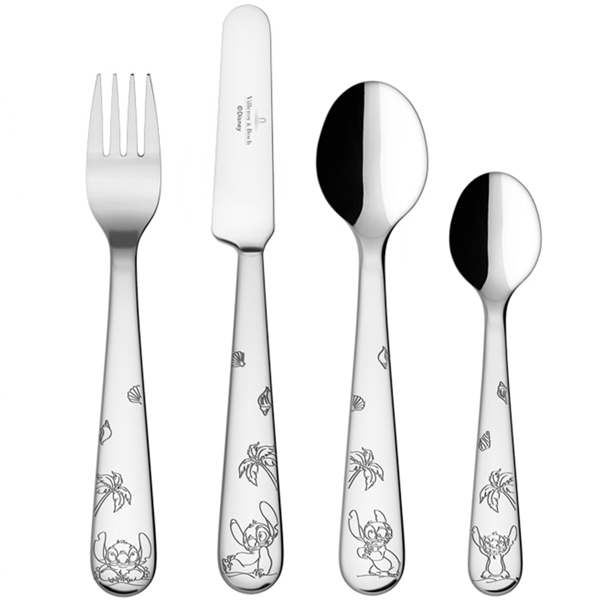 Villeroy & boch Disney Stitch børnebestik 4 dele