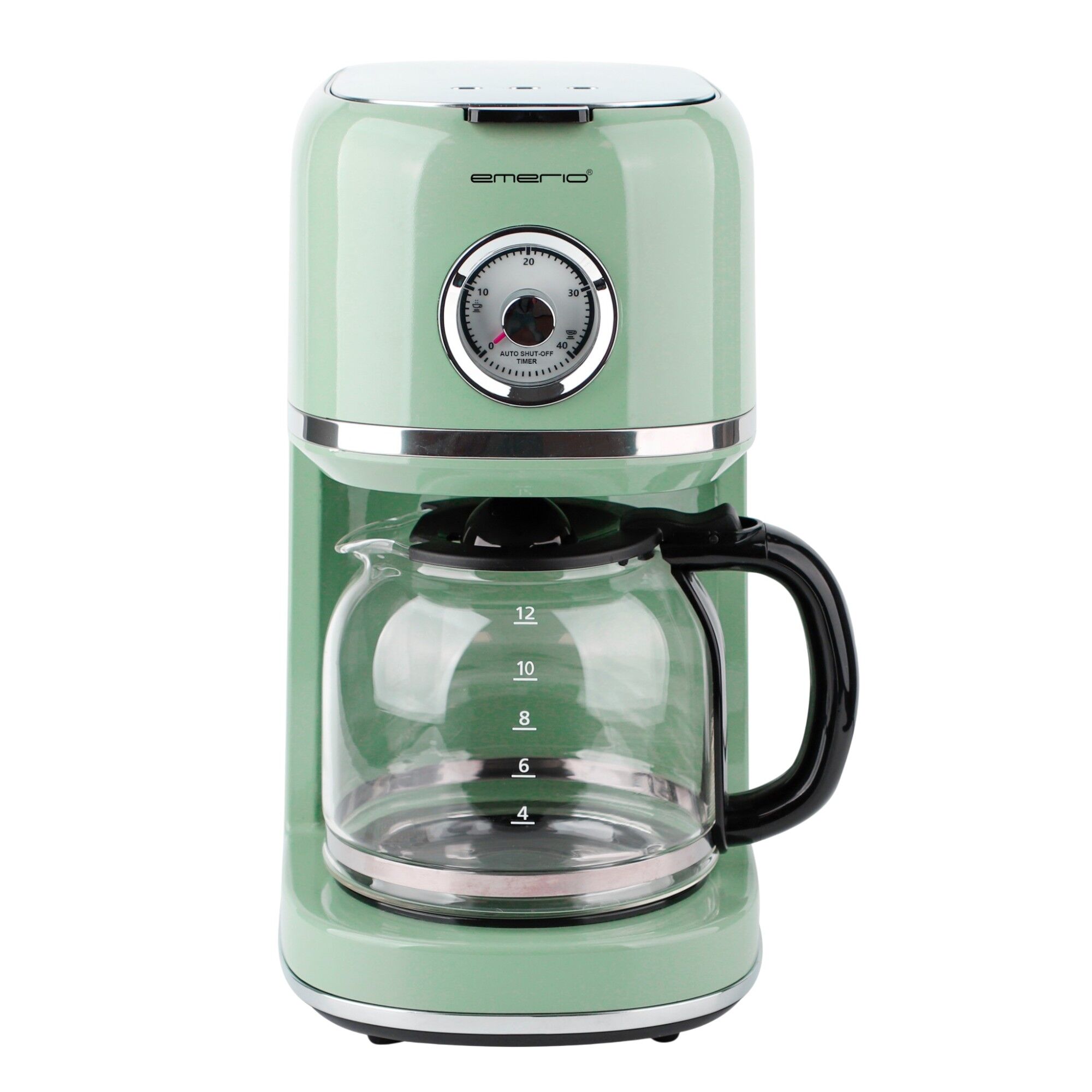 Emerio Retro kaffemaskine 1,5 L, grøn