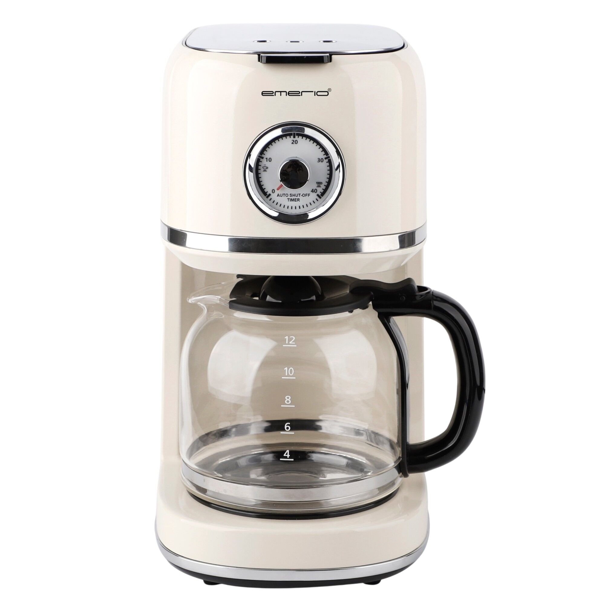 Emerio Retro kaffemaskine 1,5 l, ivory
