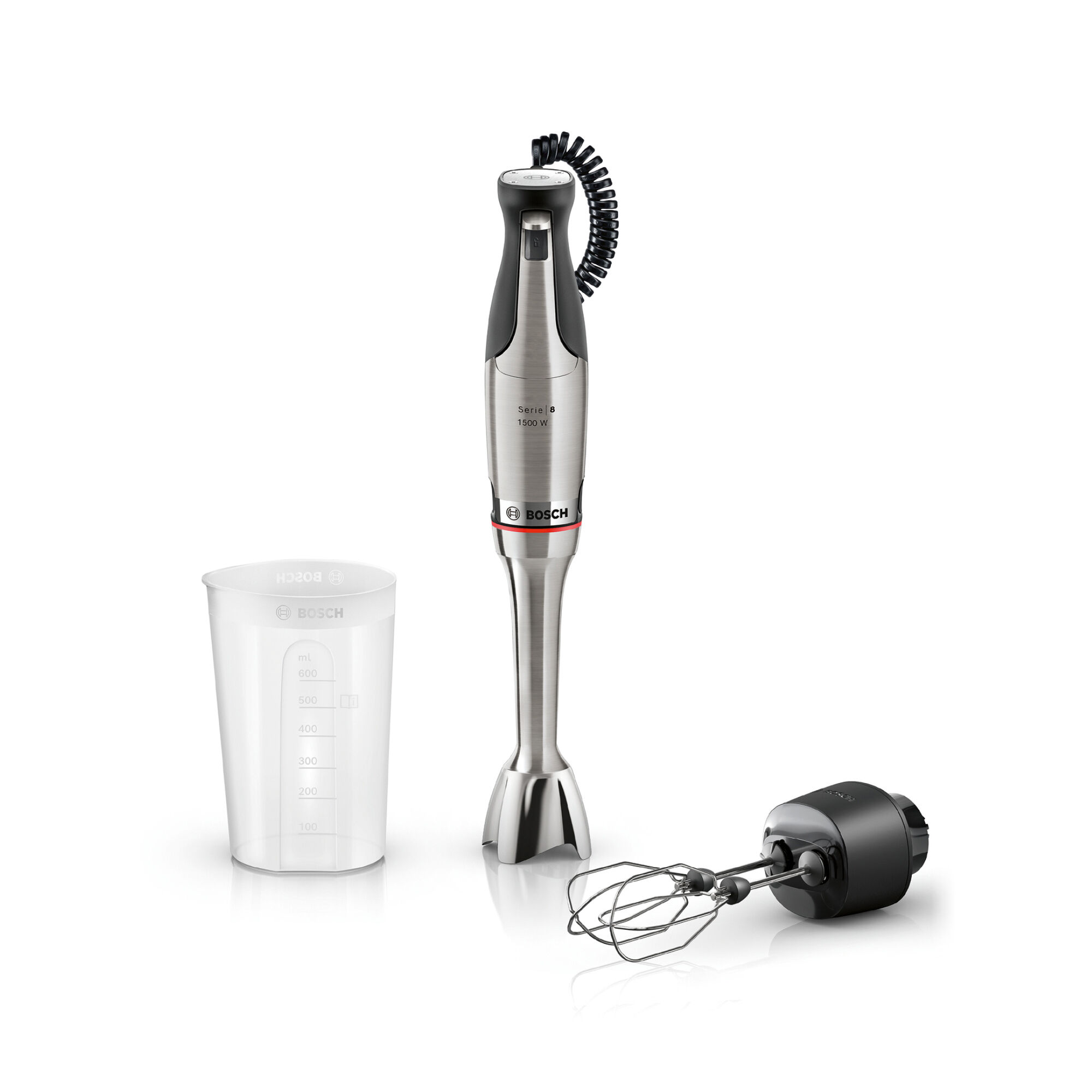 Bosch ErgoMaster Series 8 MSM8M914 stavblender, rustfrit stål