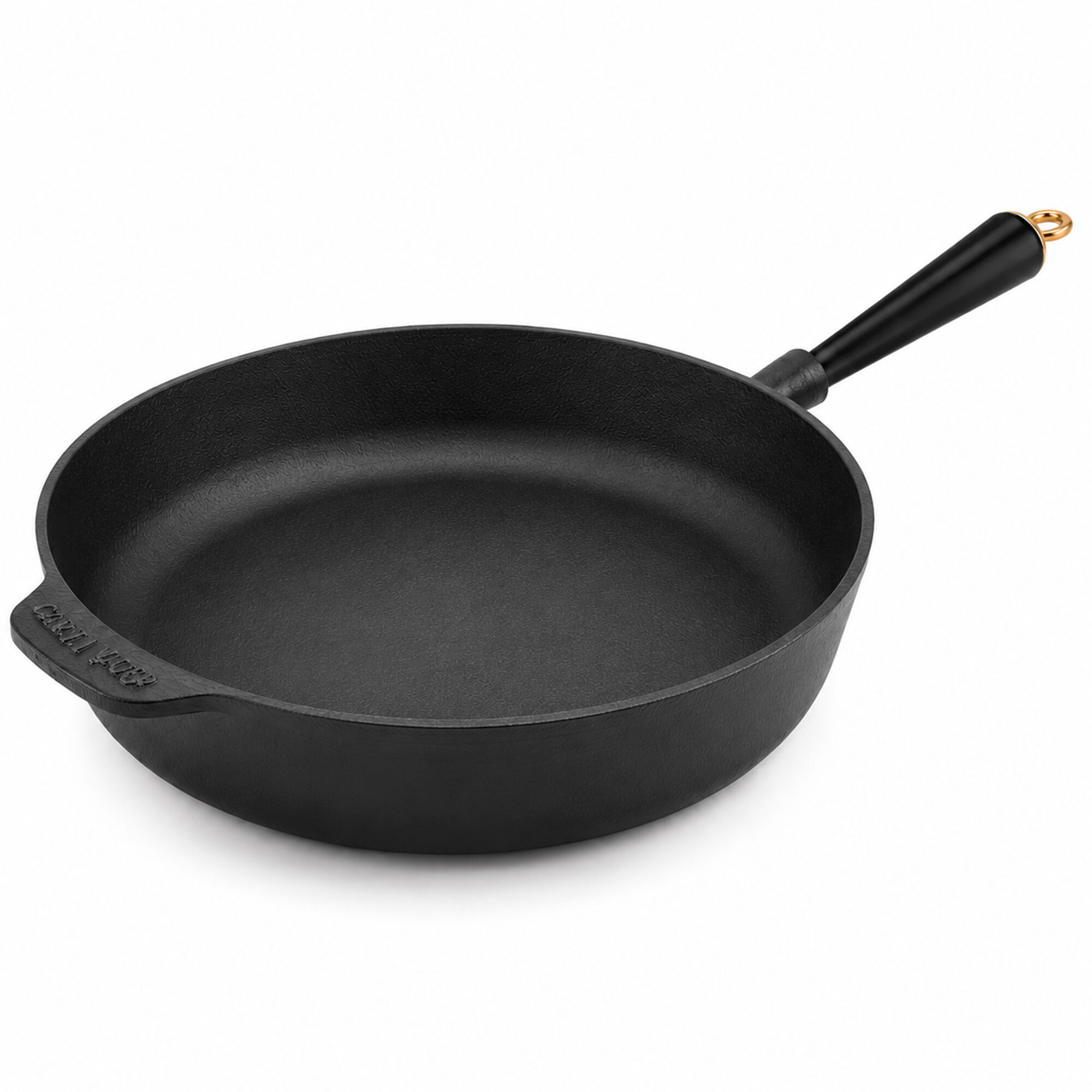 Carl victor Gold traktørpande 28 cm, støbejern