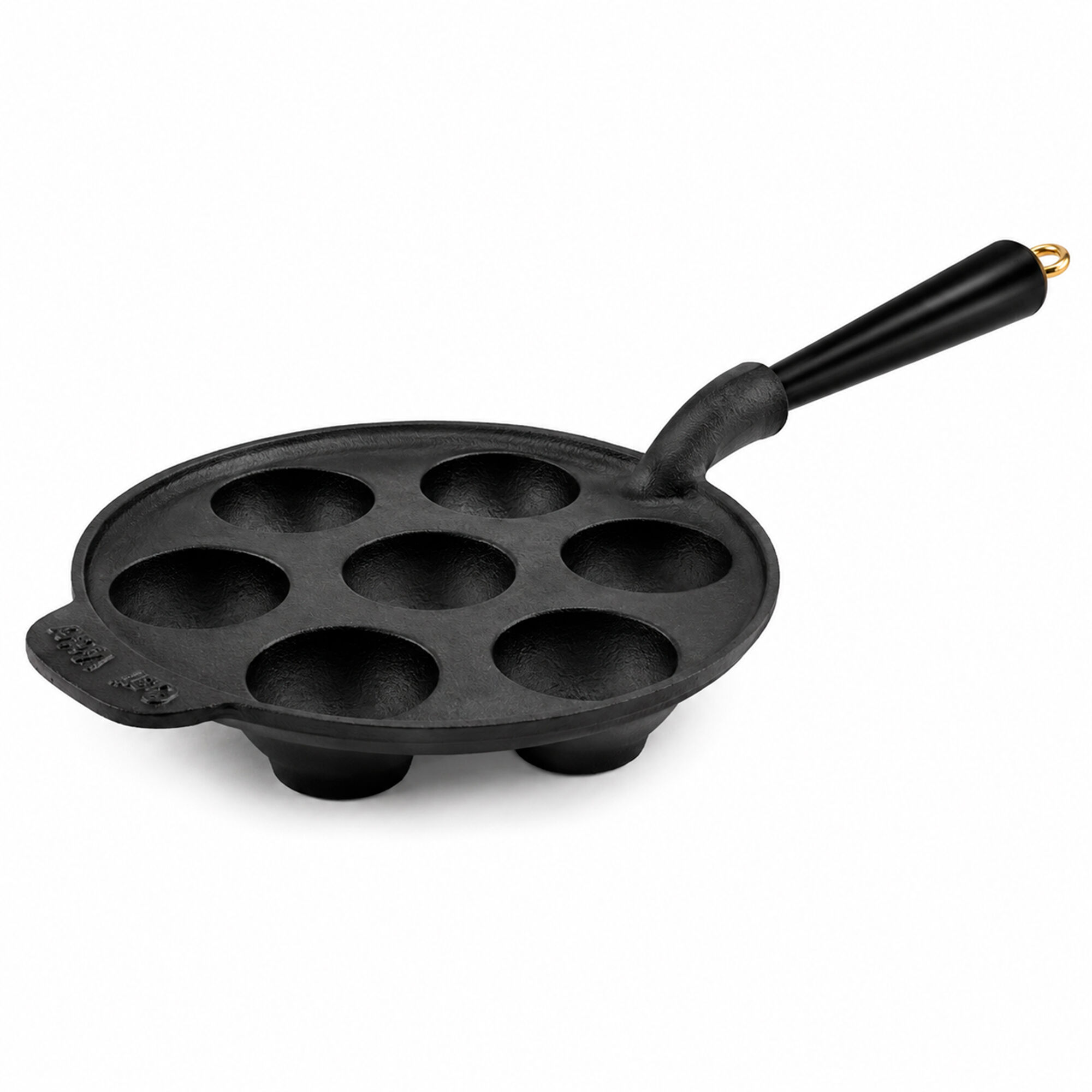 Carl victor Gold æbleskivepande 21 cm, støbejern