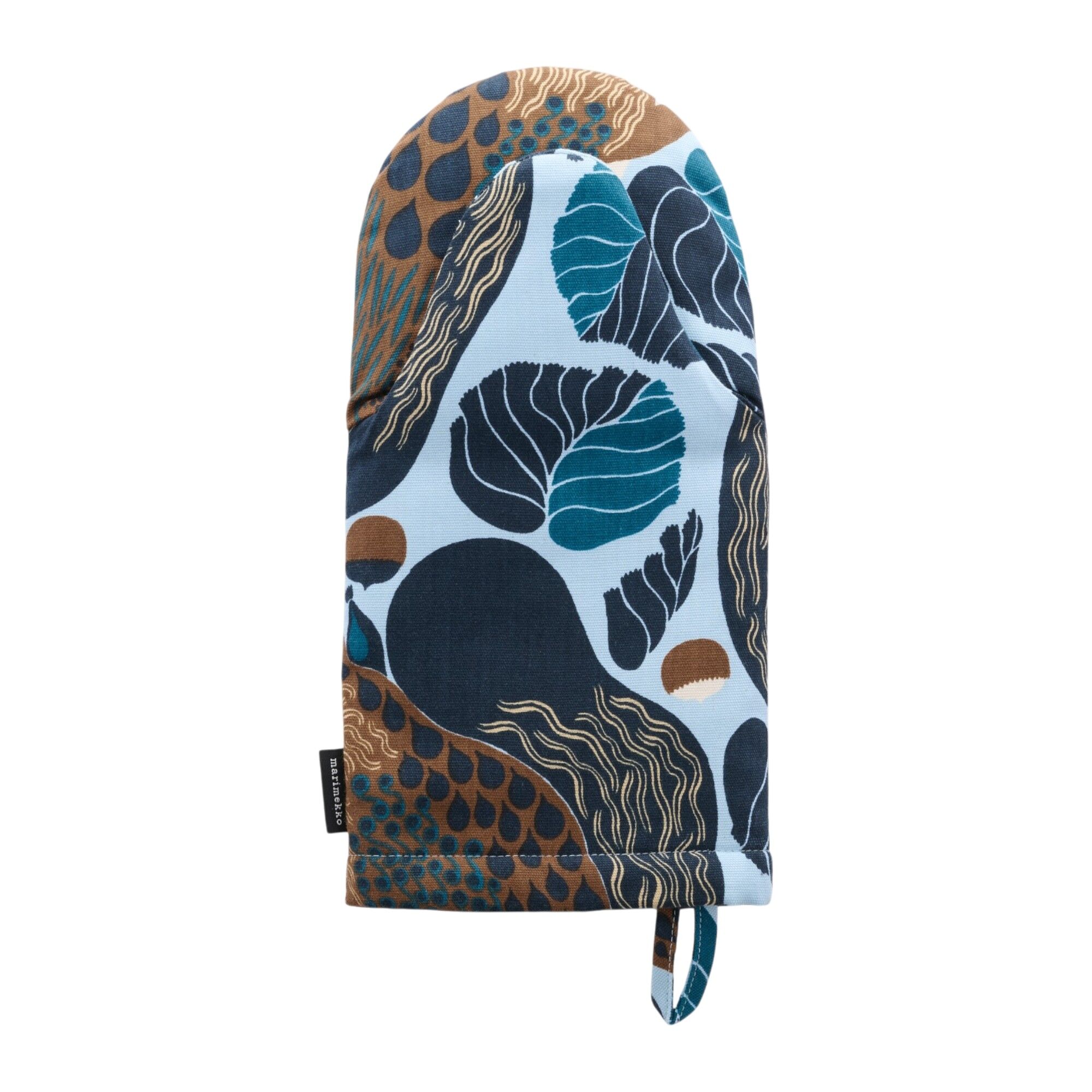 Marimekko Pieni Kurre ovnvante, lyseblå/multifarvet