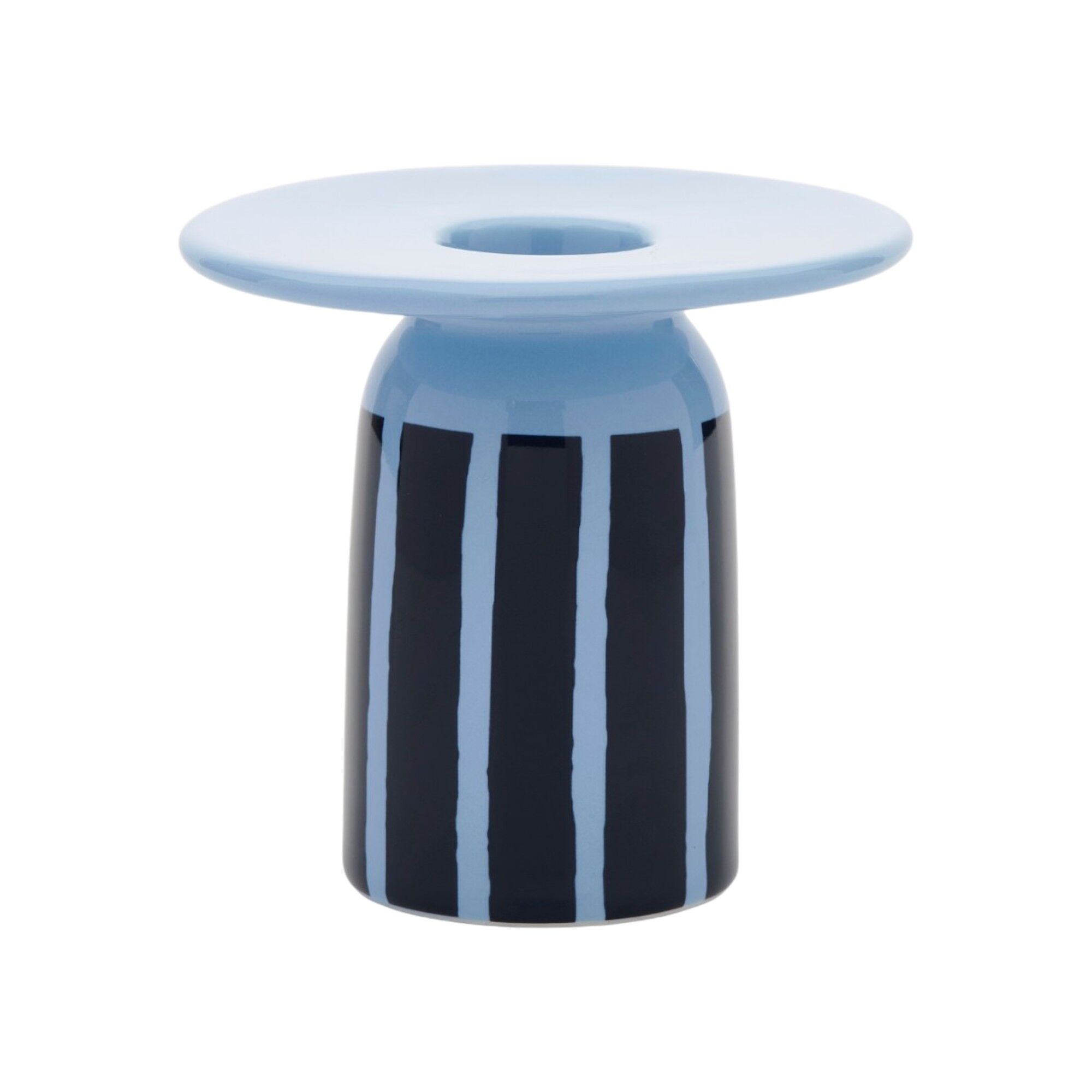 Marimekko Piccolo lysestage 8 cm, lyseblå/petrol