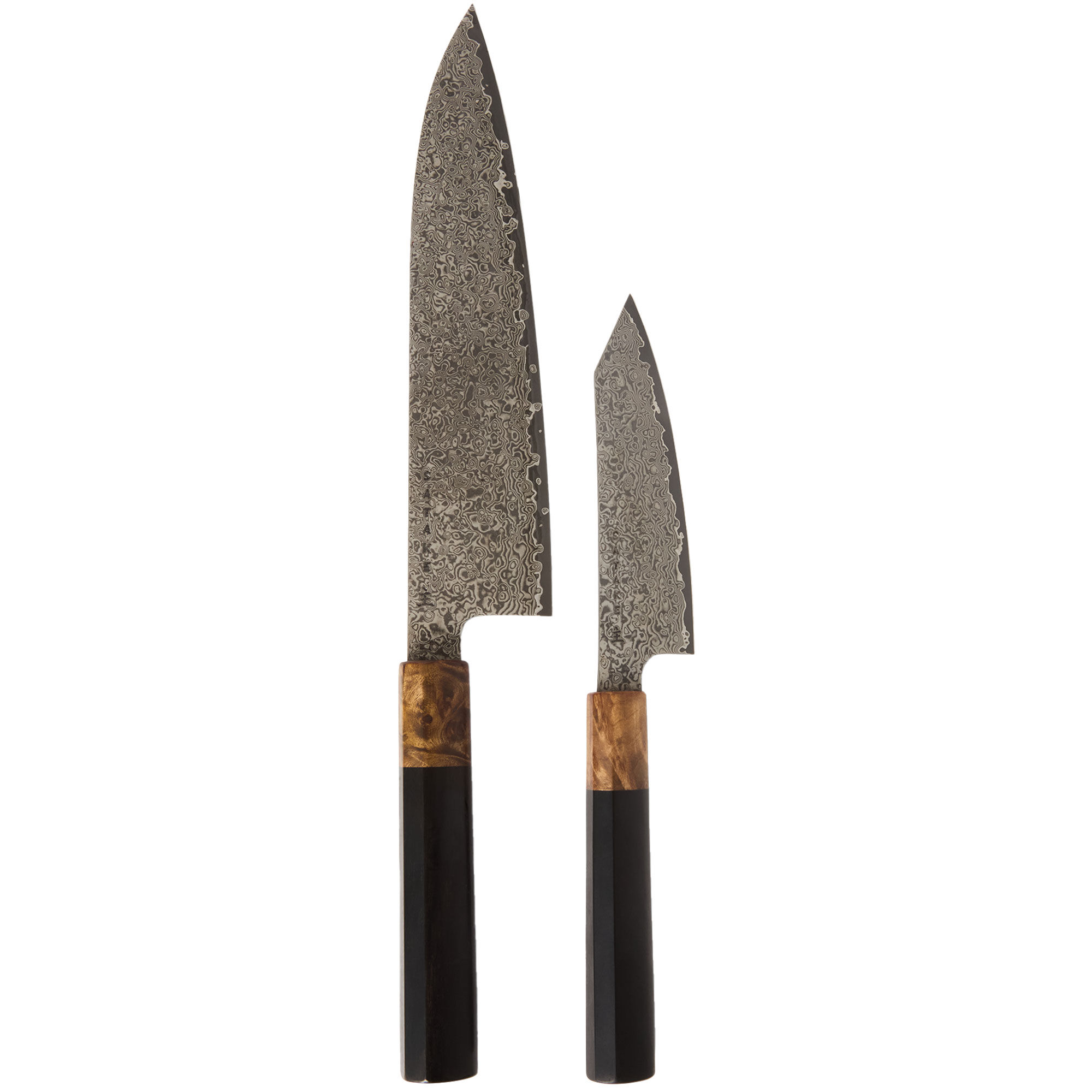 Satake OMO Bunka Petty 12 cm + kokkekniv 21 cm