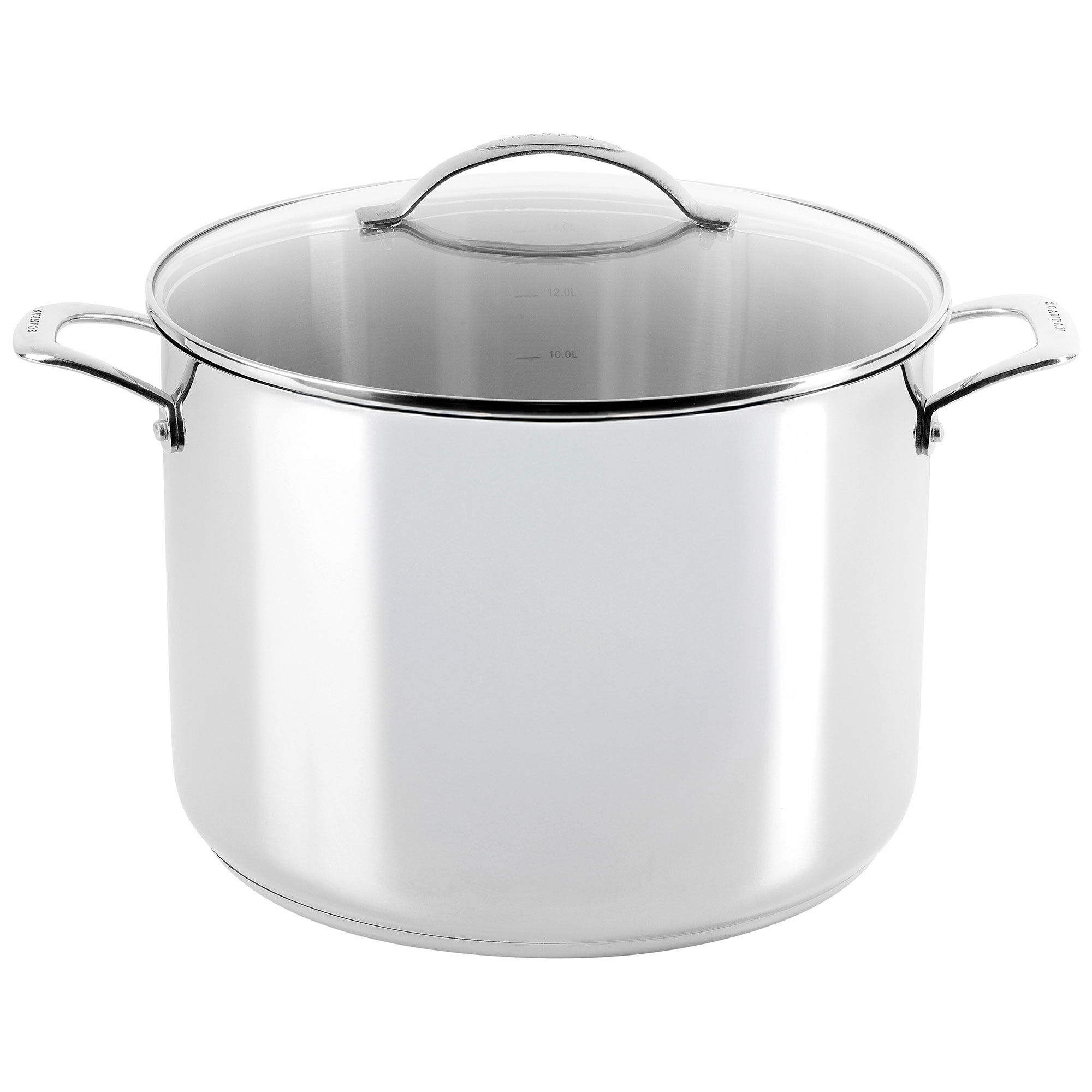 Scanpan Gryde med låg 15 liter, rustfrit stål