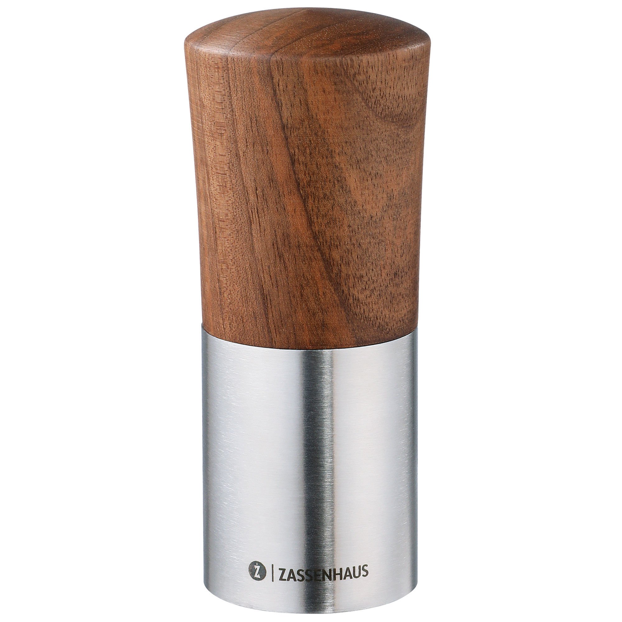 Zassenhaus Duo muskatnødderivjern 12 cm, valnøddetræ