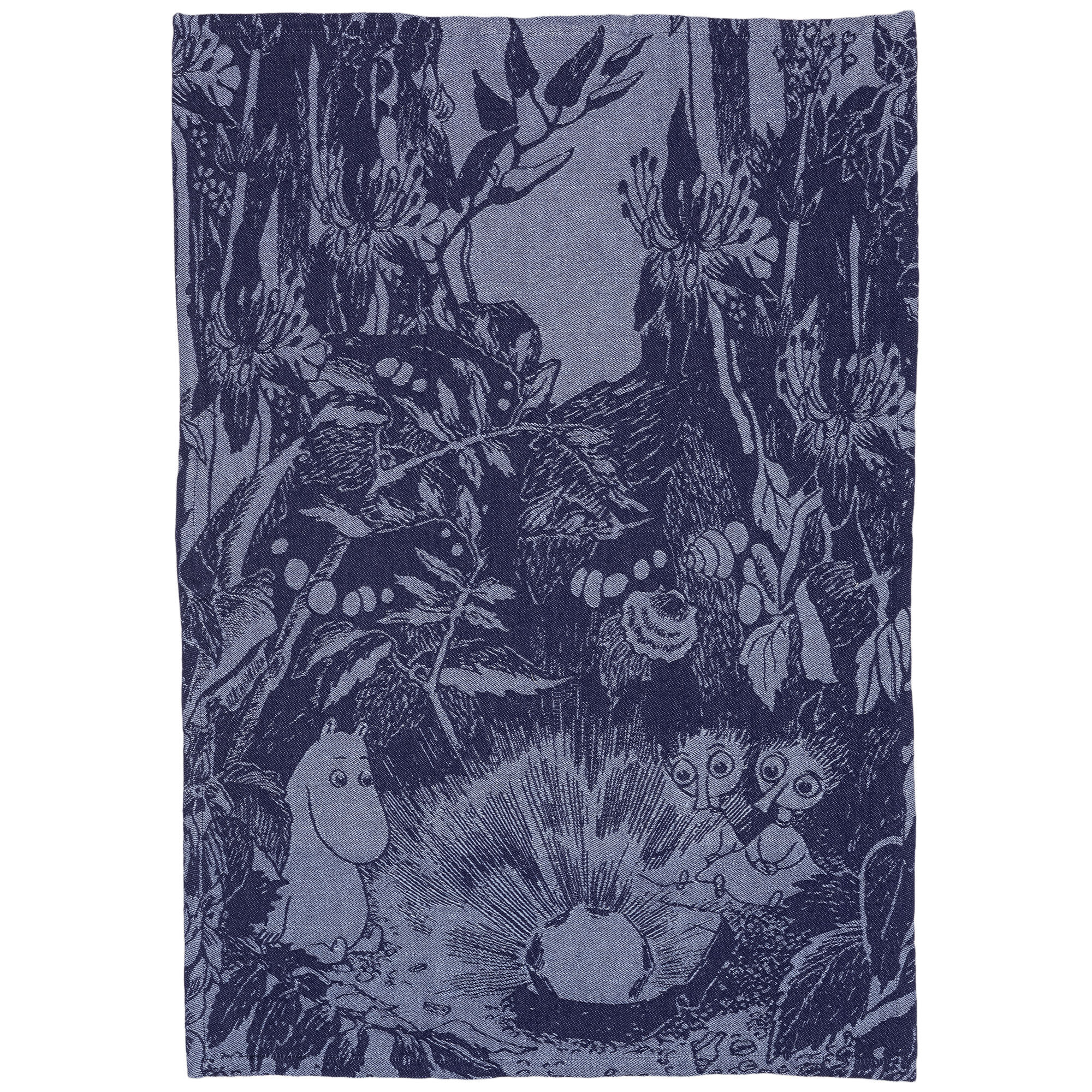 Moomin arabia Mystikkens skov viskestykke 45 Ã 65 cm, blå