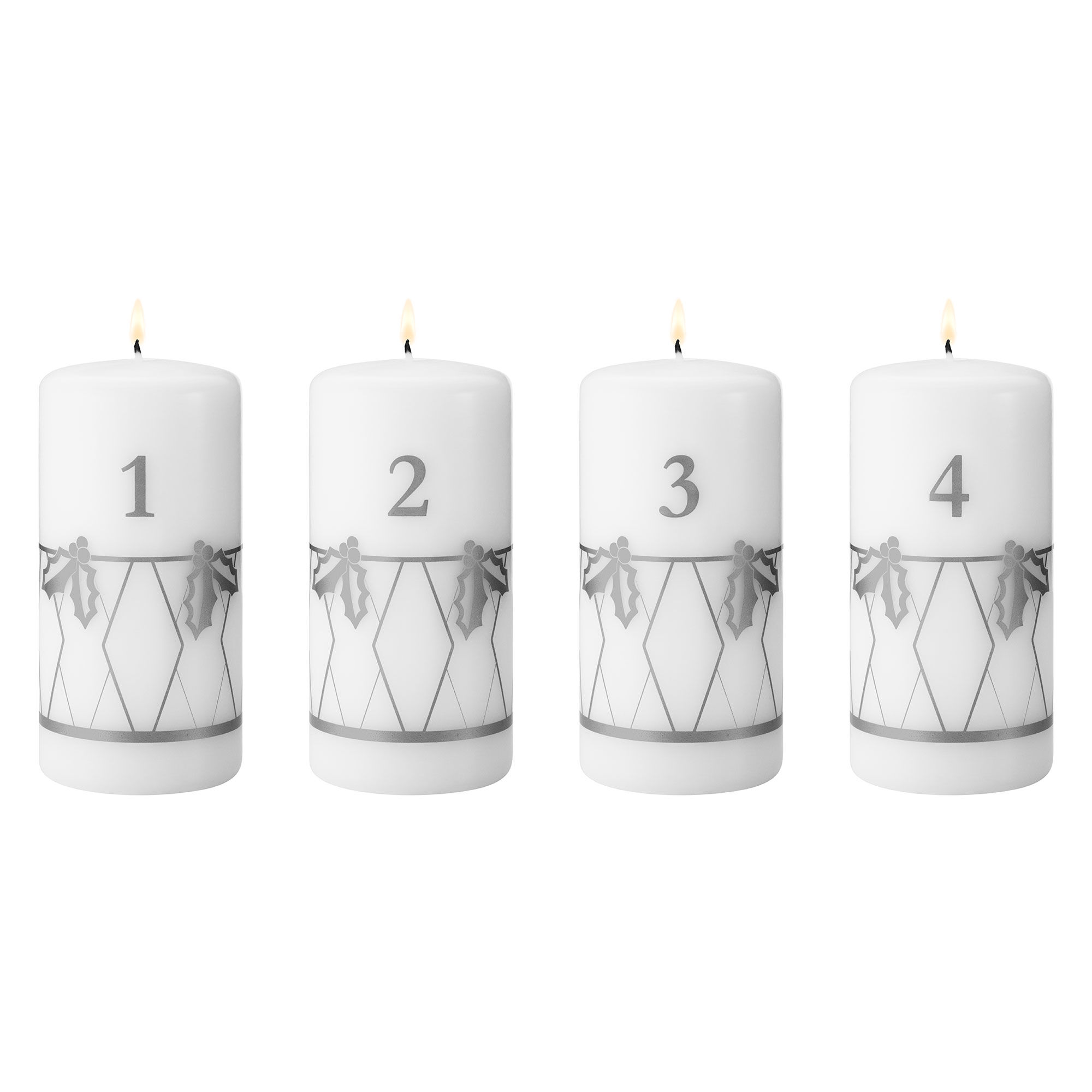 Georg jensen Classic Christmas 2026 adventslys 4 stk., sølv