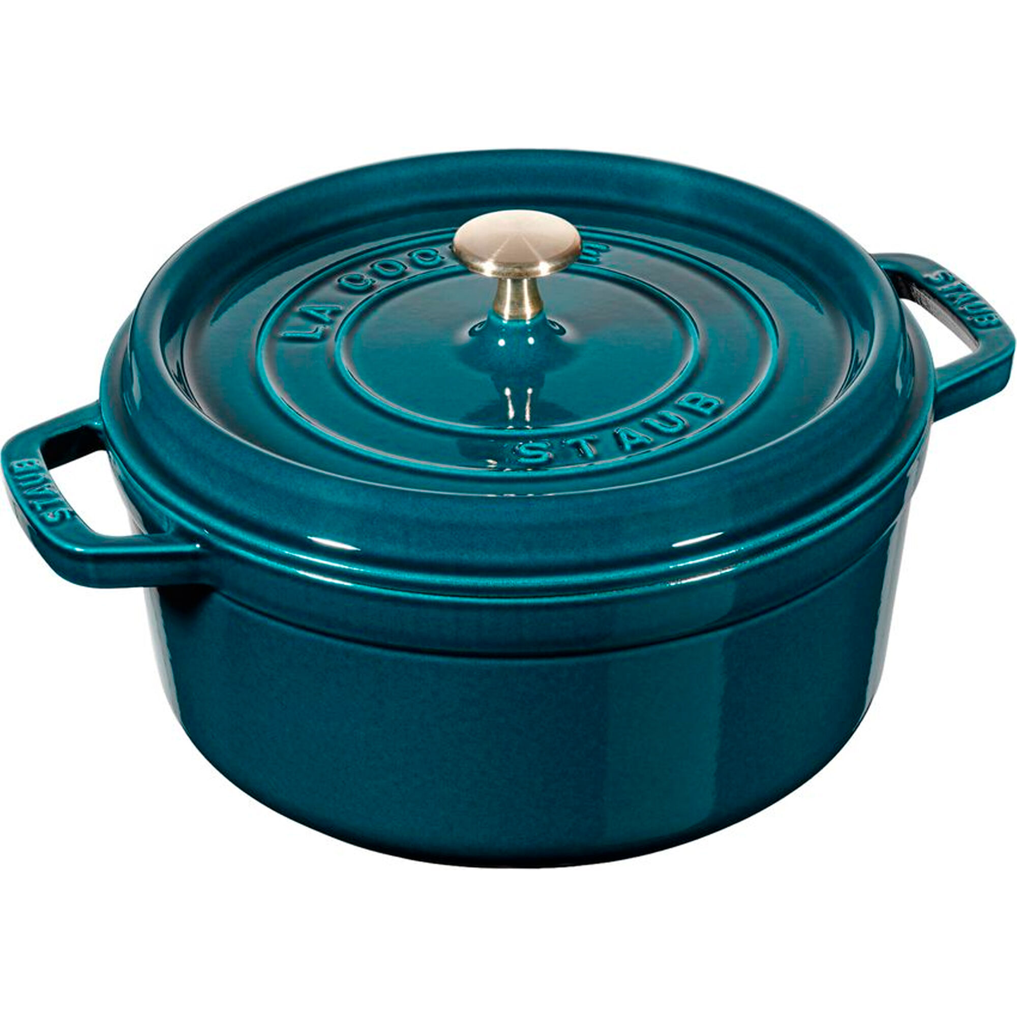Staub La Cocotte rund støbejernsgryde 28 cm / 6,7 liter, La Mer