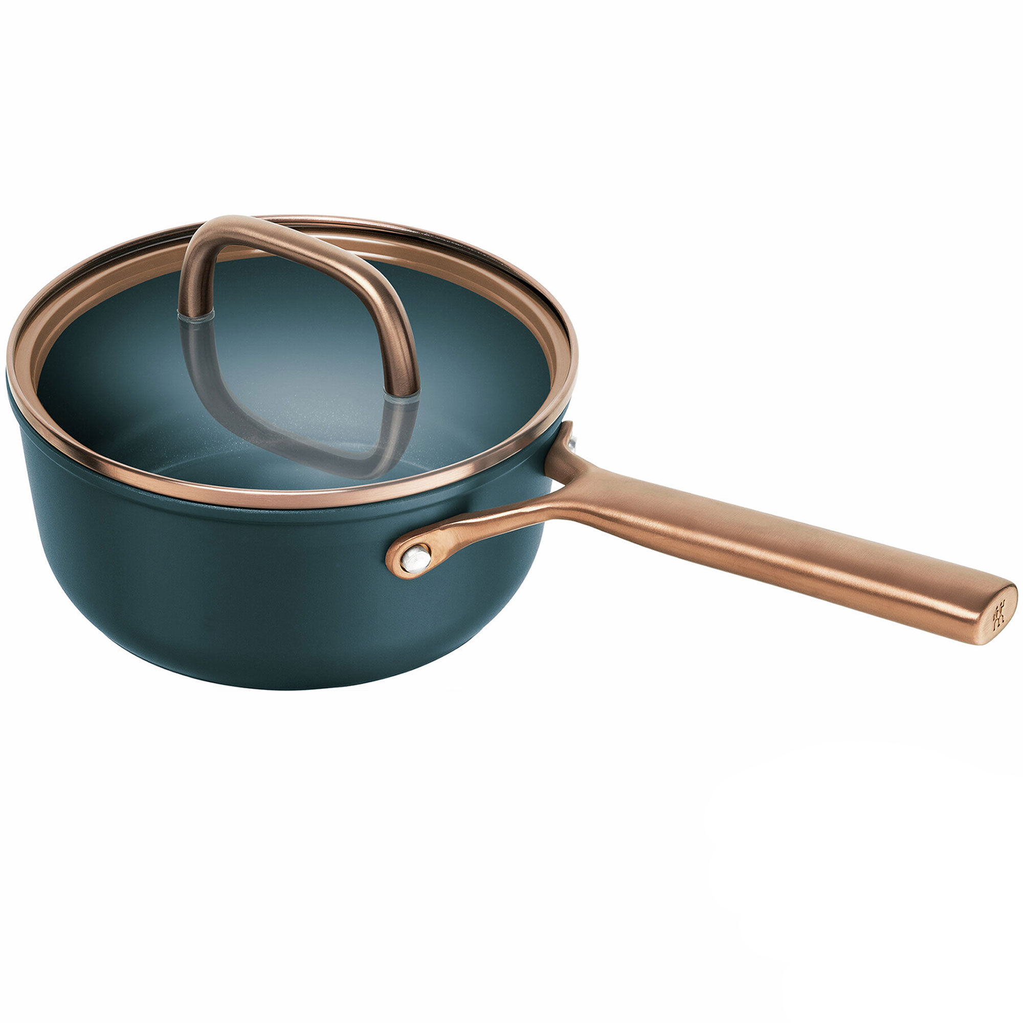 Zwilling Milano gryde med glaslåg 18 cm, blå