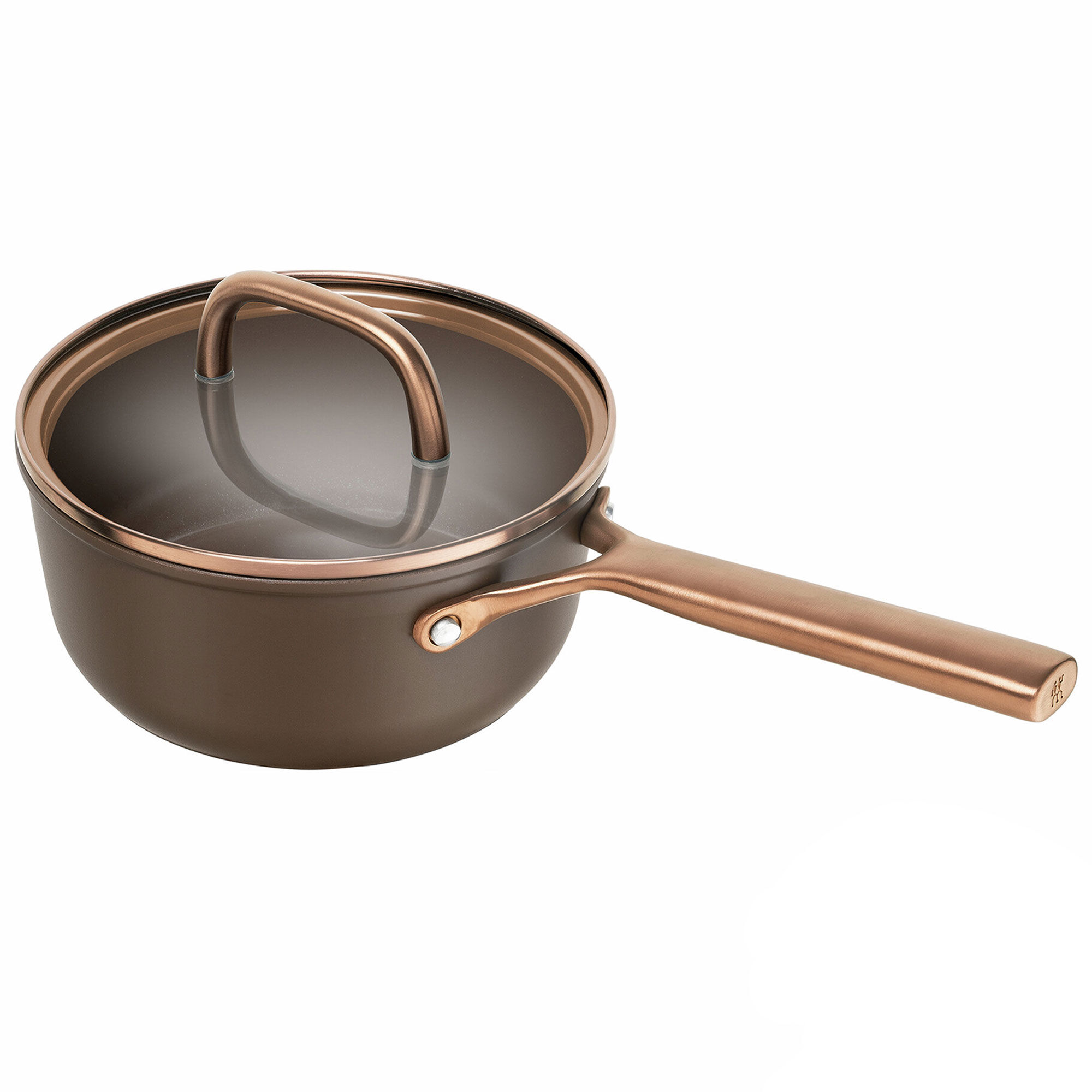 Zwilling Milano gryde med glaslåg 18 cm, brun