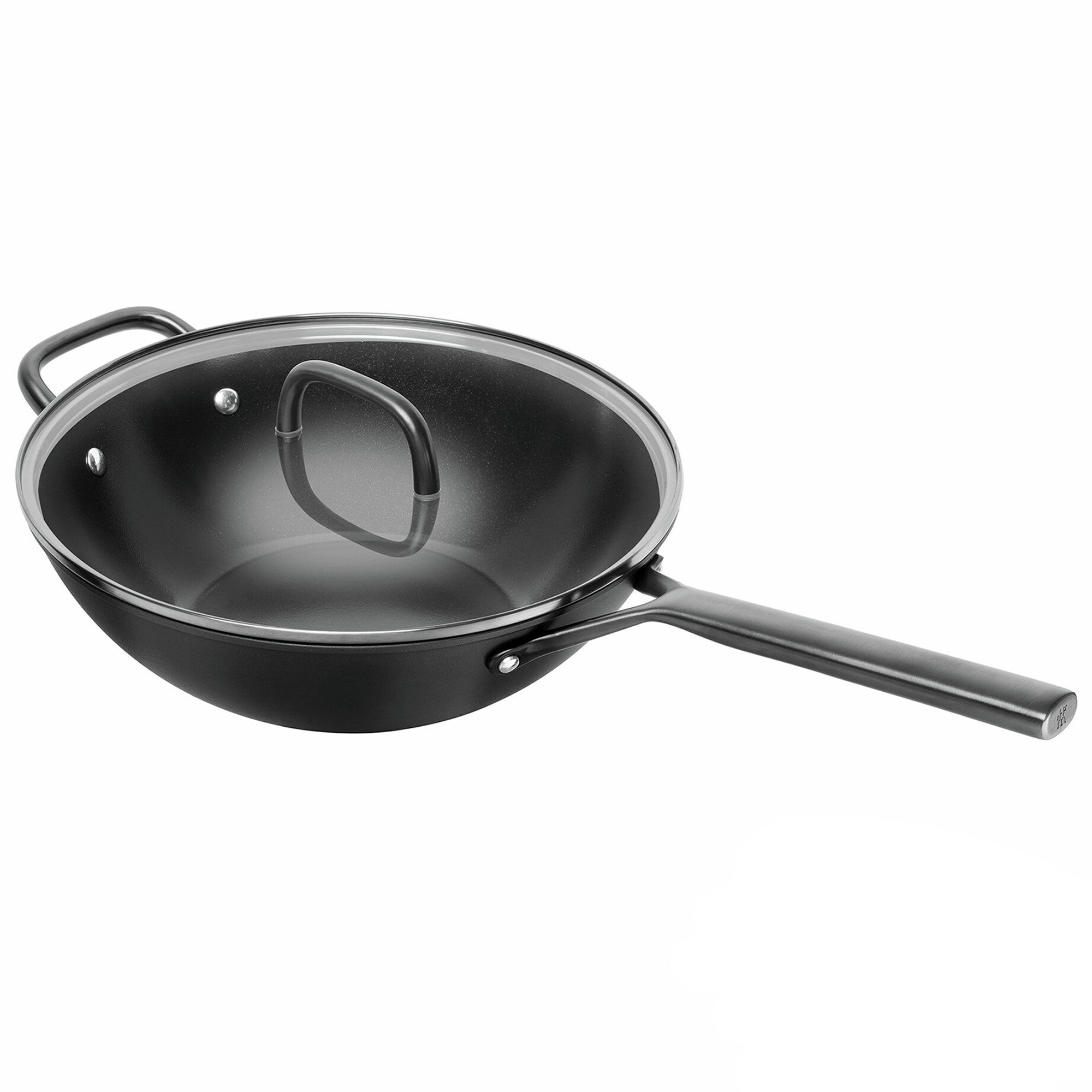 Zwilling Milano wok 30 cm med glaslåg, sort