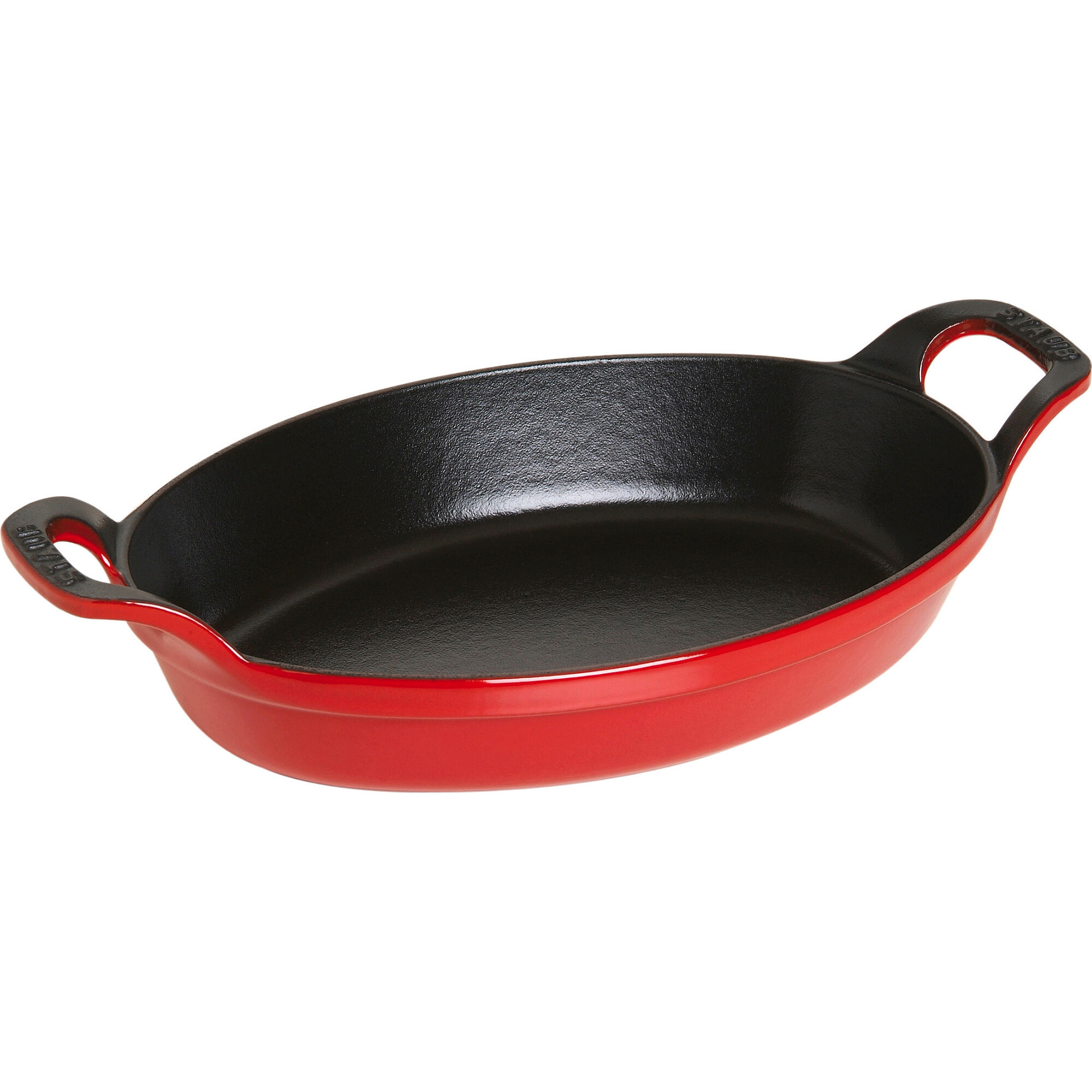 Staub Ovnform i støbejern 24 cm, kirsebærrød