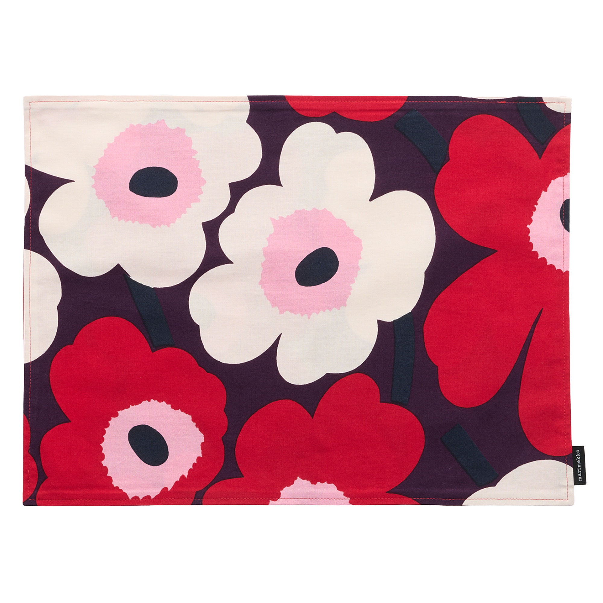 Marimekko Pieni Unikko dækkeserviet 42 Ã 31 cm, rose