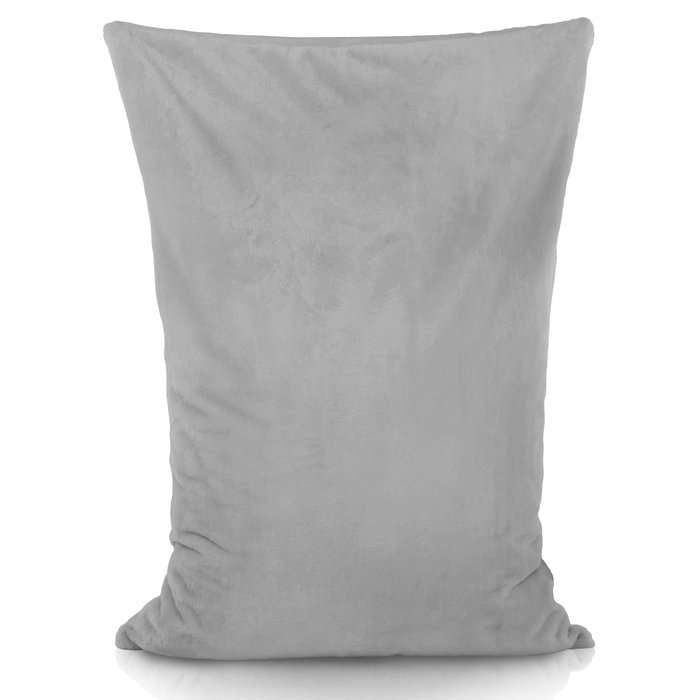 Large Floor Cushion XL for Kids - Yeti Faux Fur, Grå