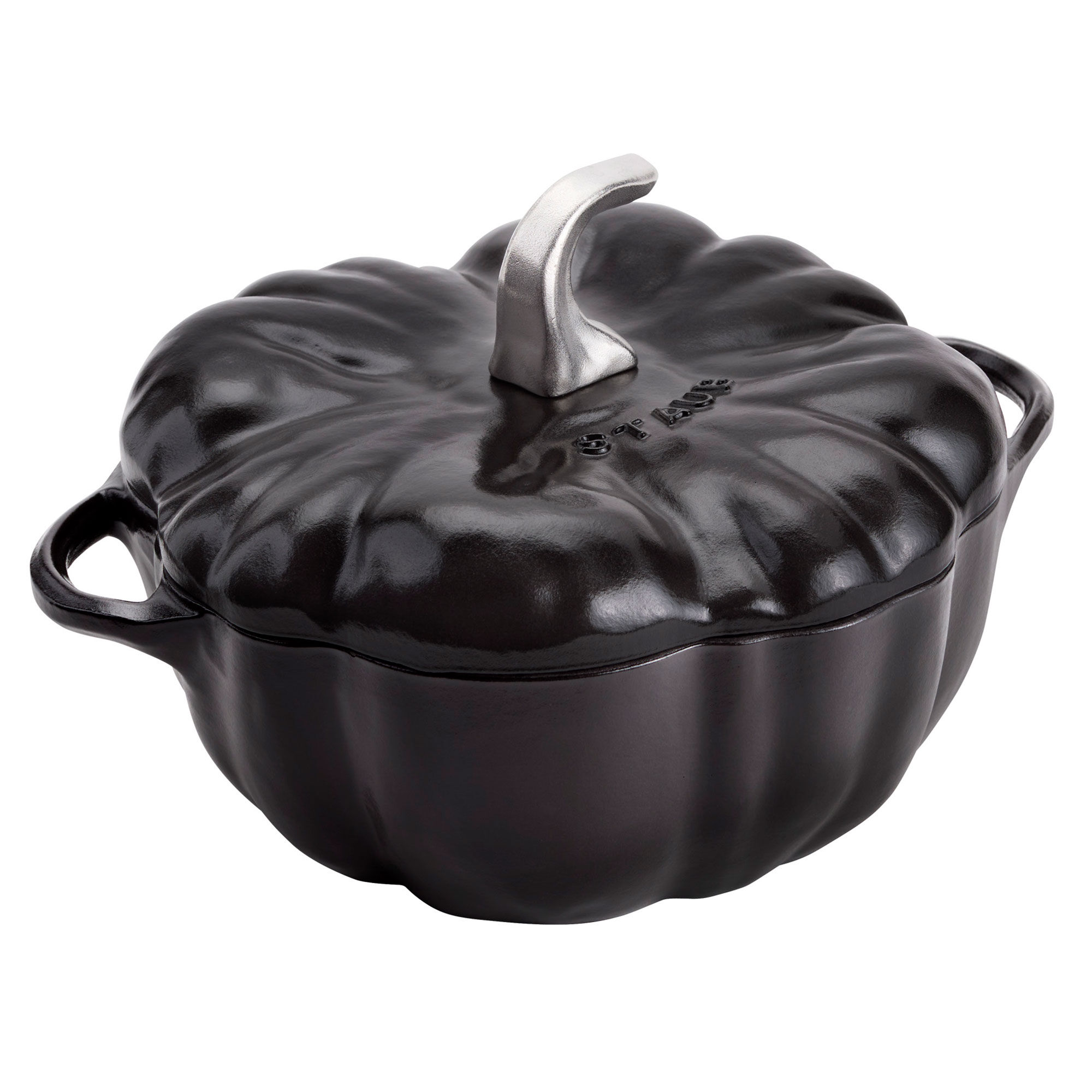 Staub La Cocotte Græskar støbejernsgryde 24 cm / 3,5 liter, sort