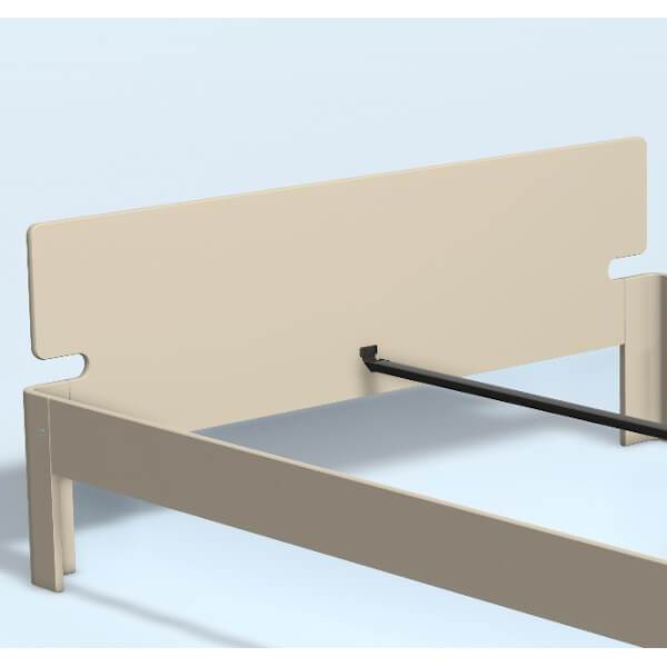 Auping Auronde gavl - dobbeltseng - lav model - beige - 180 cm  : Erling Christensen Møbler