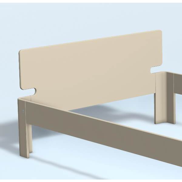 Auping Auronde gavl - trekvartseng - lav model - beige - 120 cm  : Erling Christensen Møbler