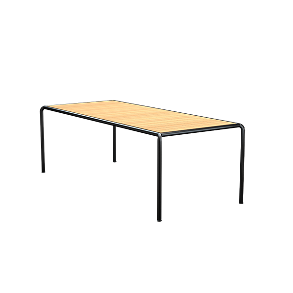 HOUE Avanti havebord i træ 222,5 x 98 cm - Pine black  : Erling Christensen Møbler